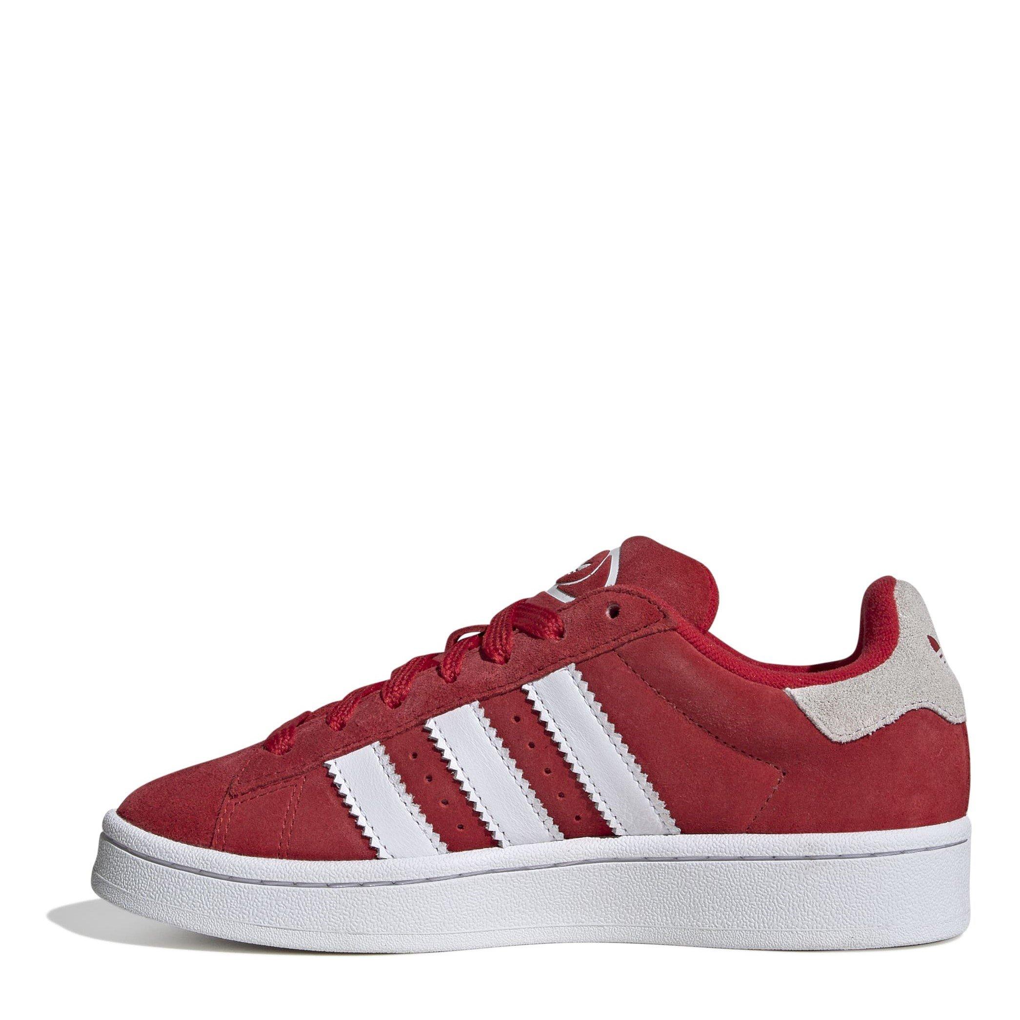 RED - adidas Originals - Kids' Campus Low-Top Trainers - 2