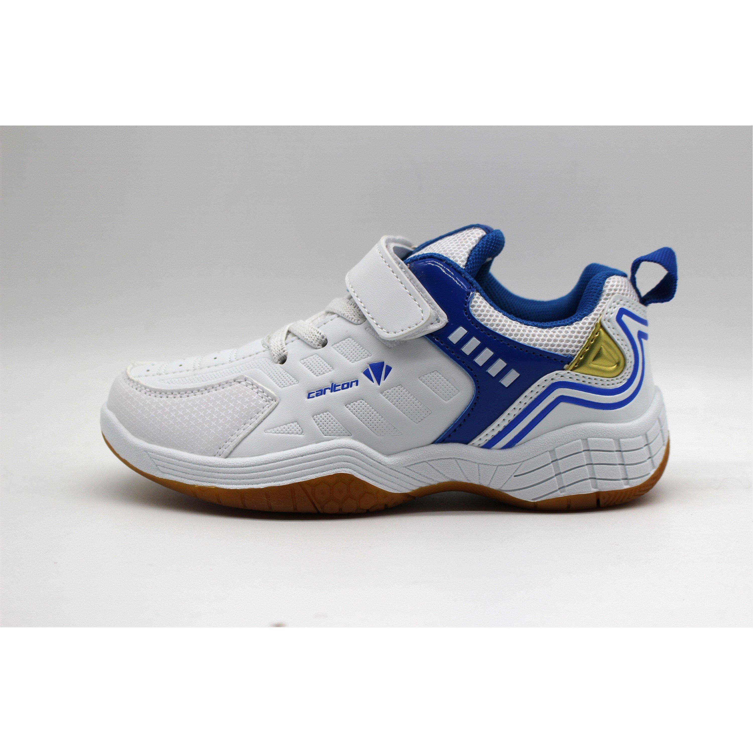 WHITE/ BLUE - Carlton - CC-118K Junior Badminton Shoes - 2