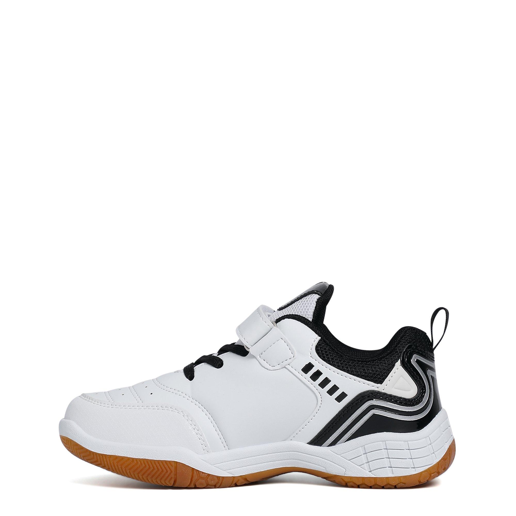 WHITE / BLACK - Carlton - CC-118K Junior Badminton Shoes - 2