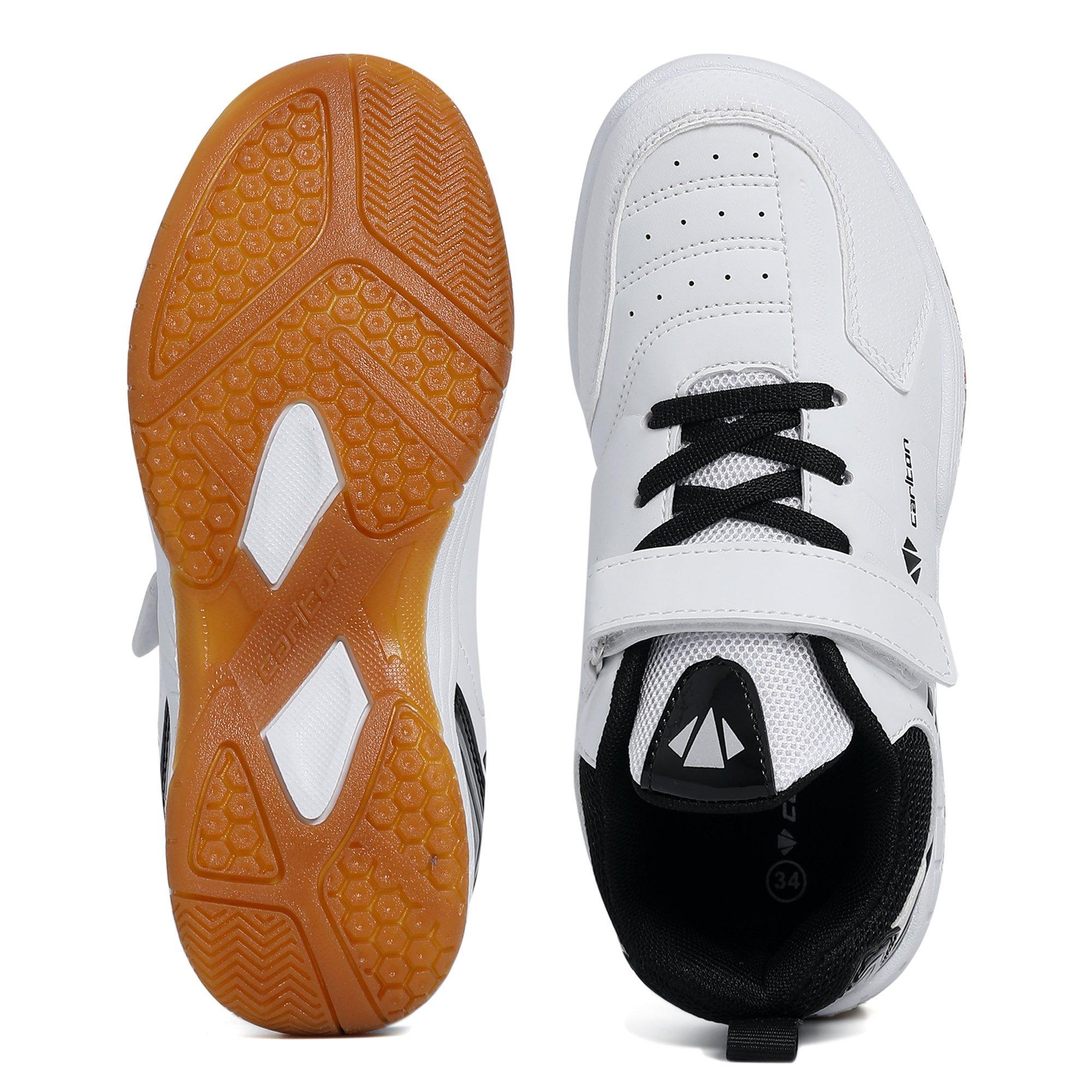 WHITE / BLACK - Carlton - CC-118K Junior Badminton Shoes - 3
