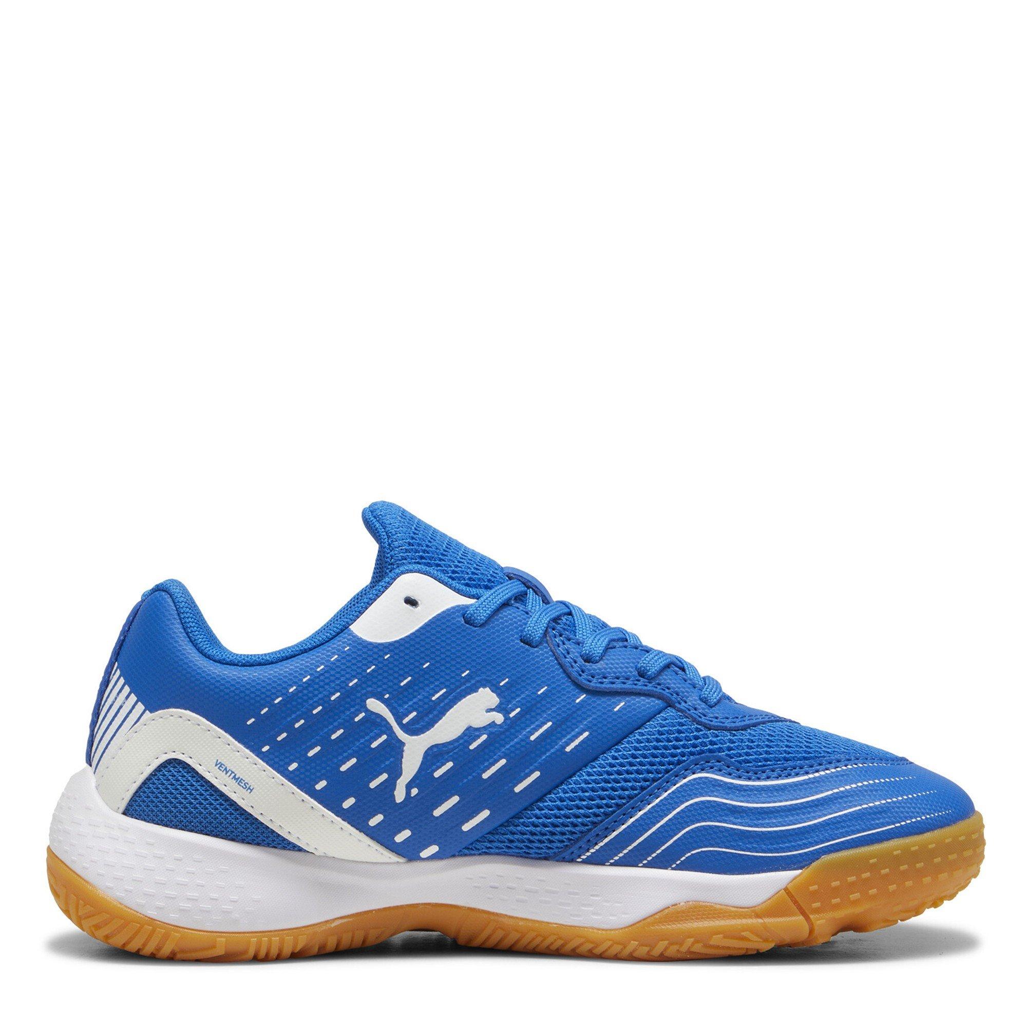 Team Royal-Wht - Puma - Unisex Kids' Solarflash III Handball Trainers - 4