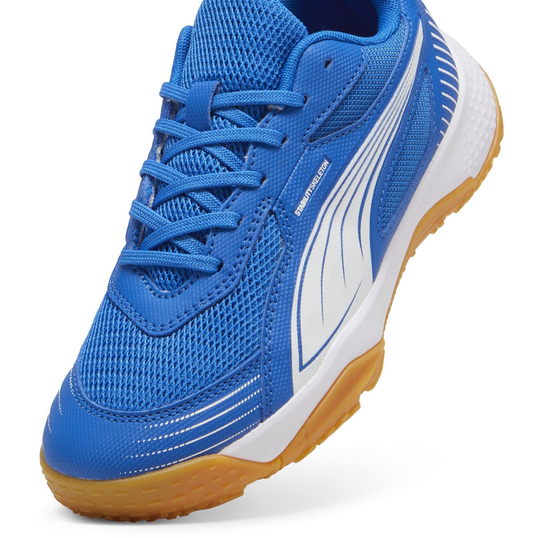 Team Royal-Wht - Puma - Unisex Kids' Solarflash III Handball Trainers - 6
