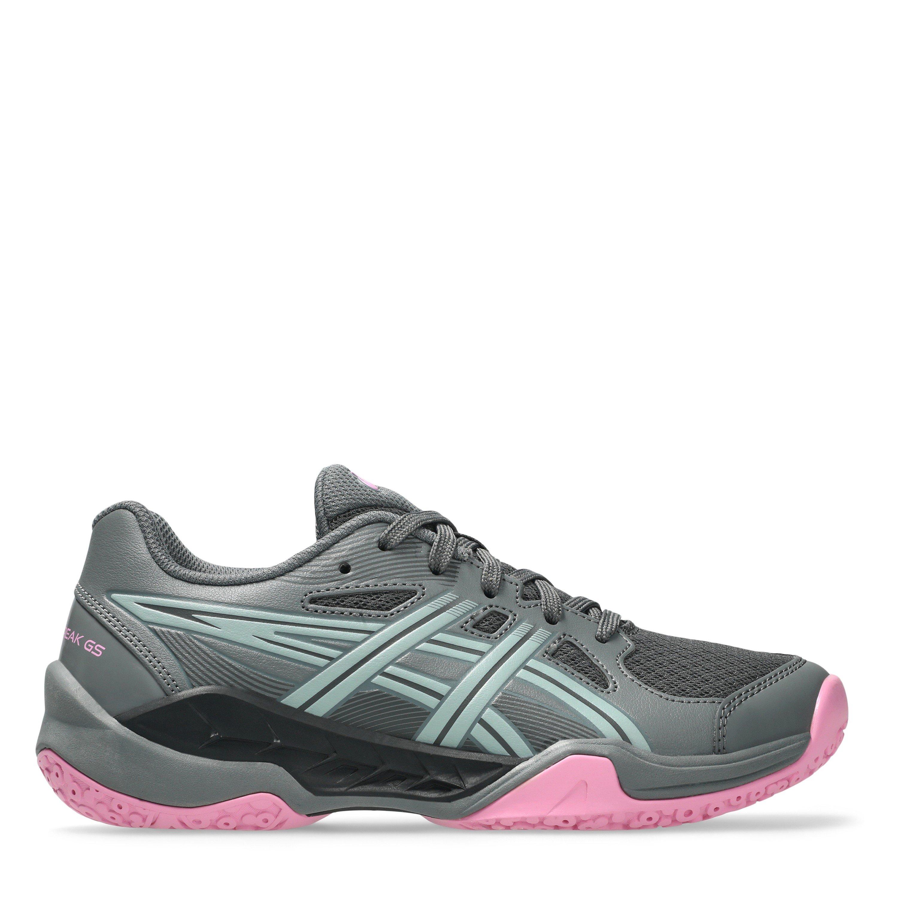 Steel Gry/Ocean - Asics - Gel-Powerbreak Gs Volleyball Shoes Unisex Kids - 1