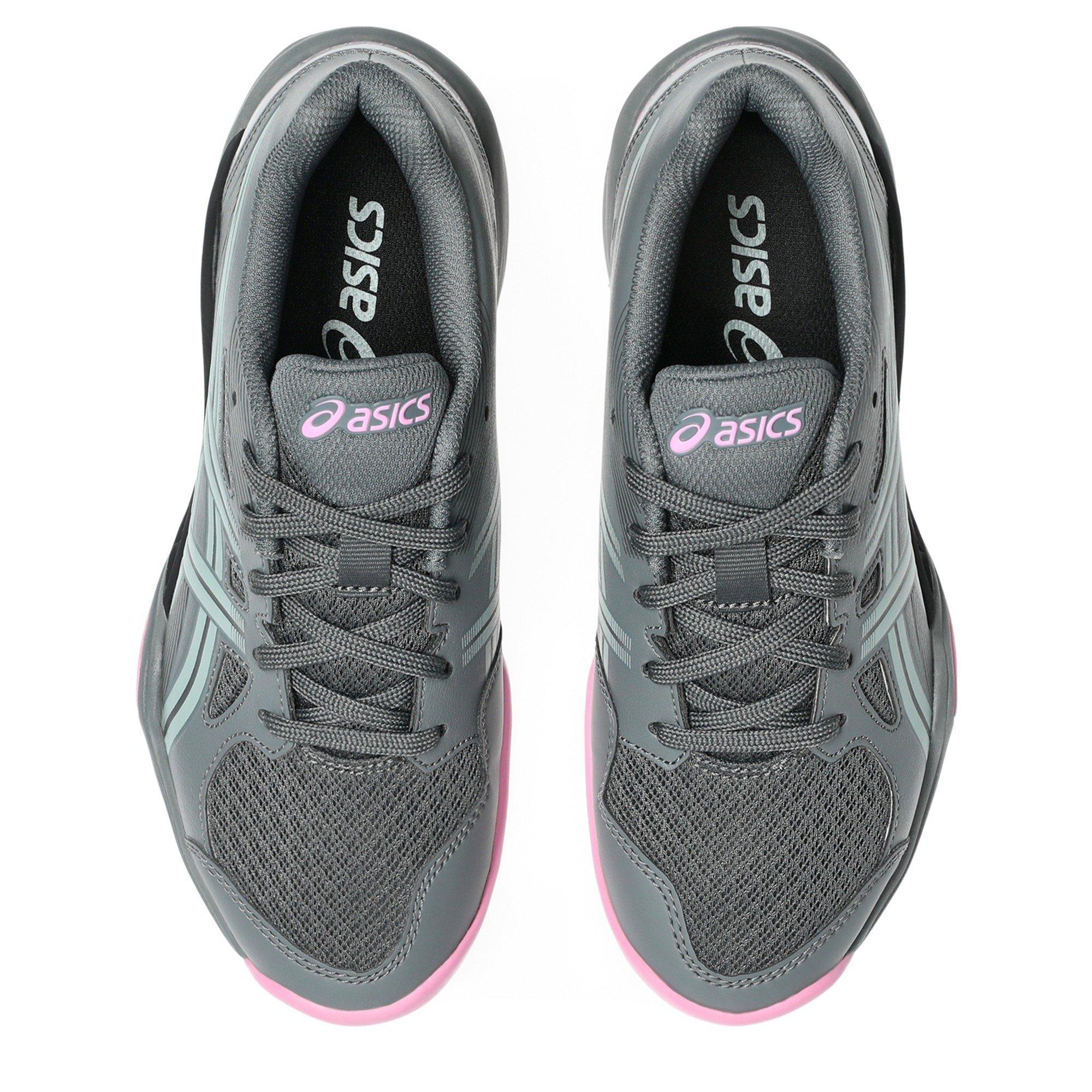 Steel Gry/Ocean - Asics - Gel-Powerbreak Gs Volleyball Shoes Unisex Kids - 6