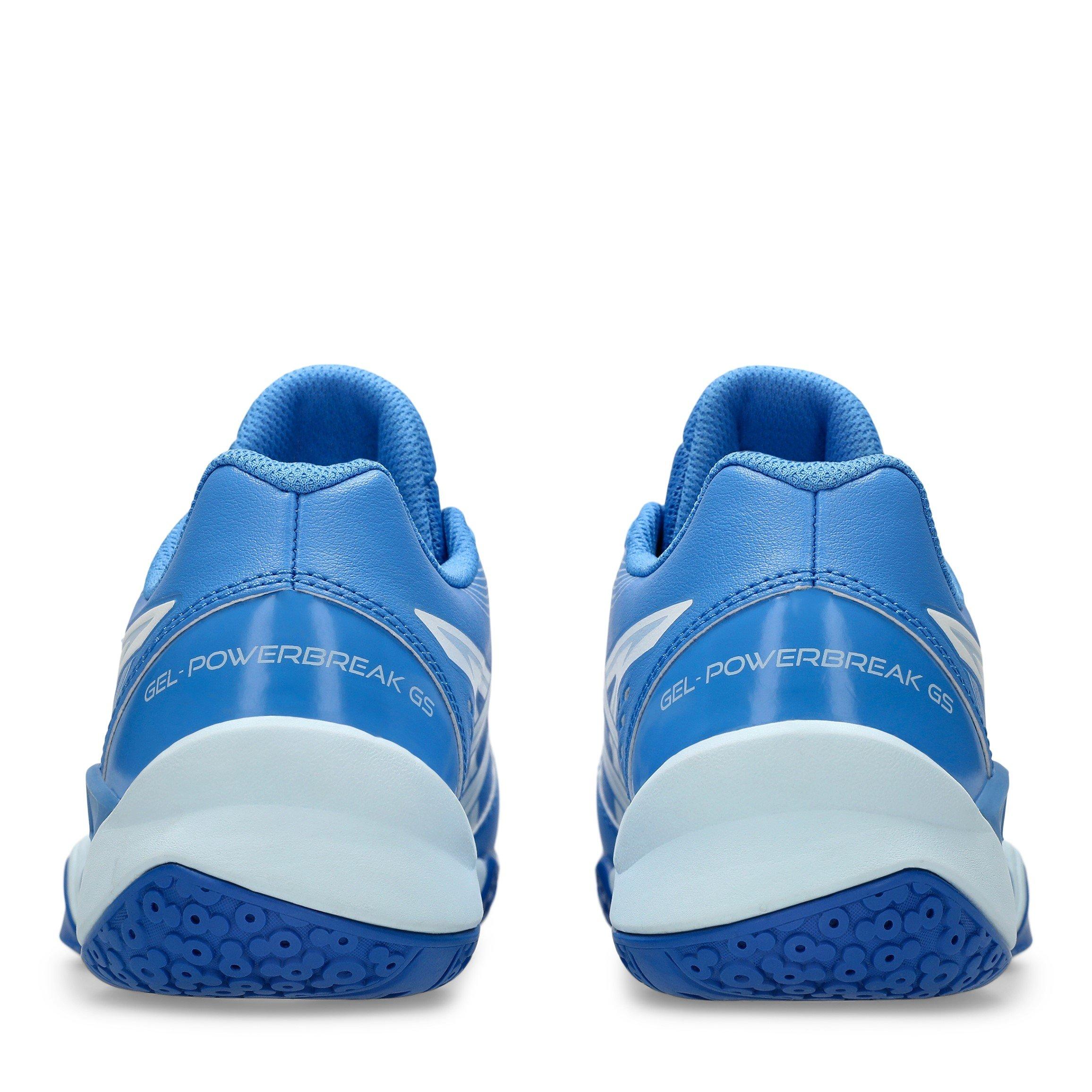 Plavo/Bijelo - Asics - Gel-Powerbreak Gs Volleyball Shoes Unisex Kids - 7