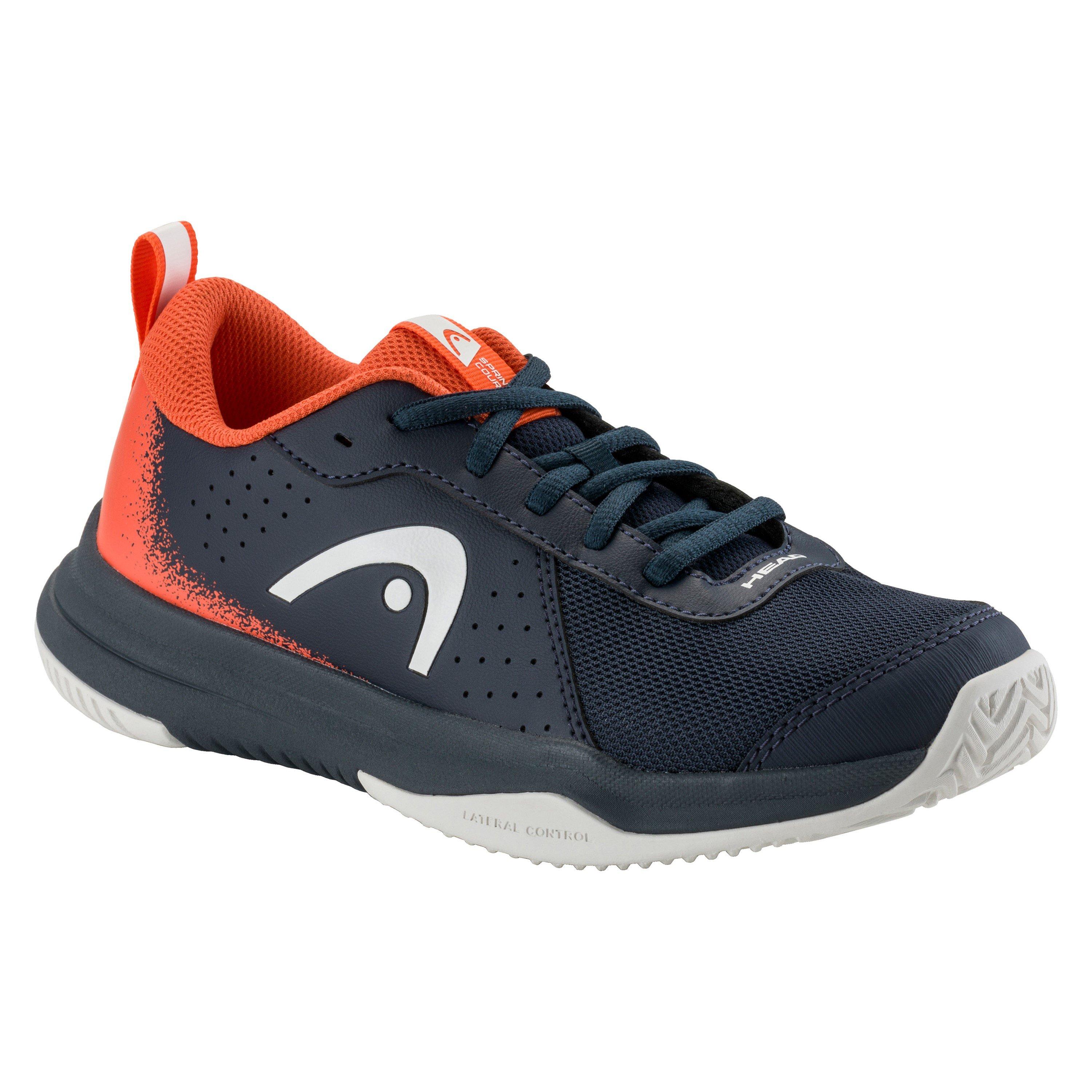 Blue/Red - HEAD - Sprint Court Junior Tennis / Padel Shoes - 4