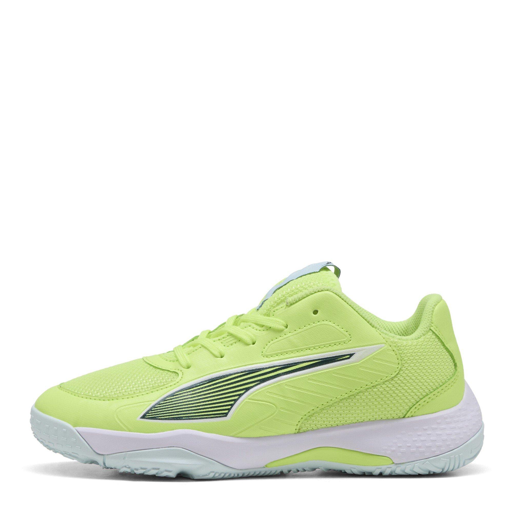 FLtGrnTrrnWht - Puma - Unisex Kids' Accelerate 4 Handball Trainers - 2