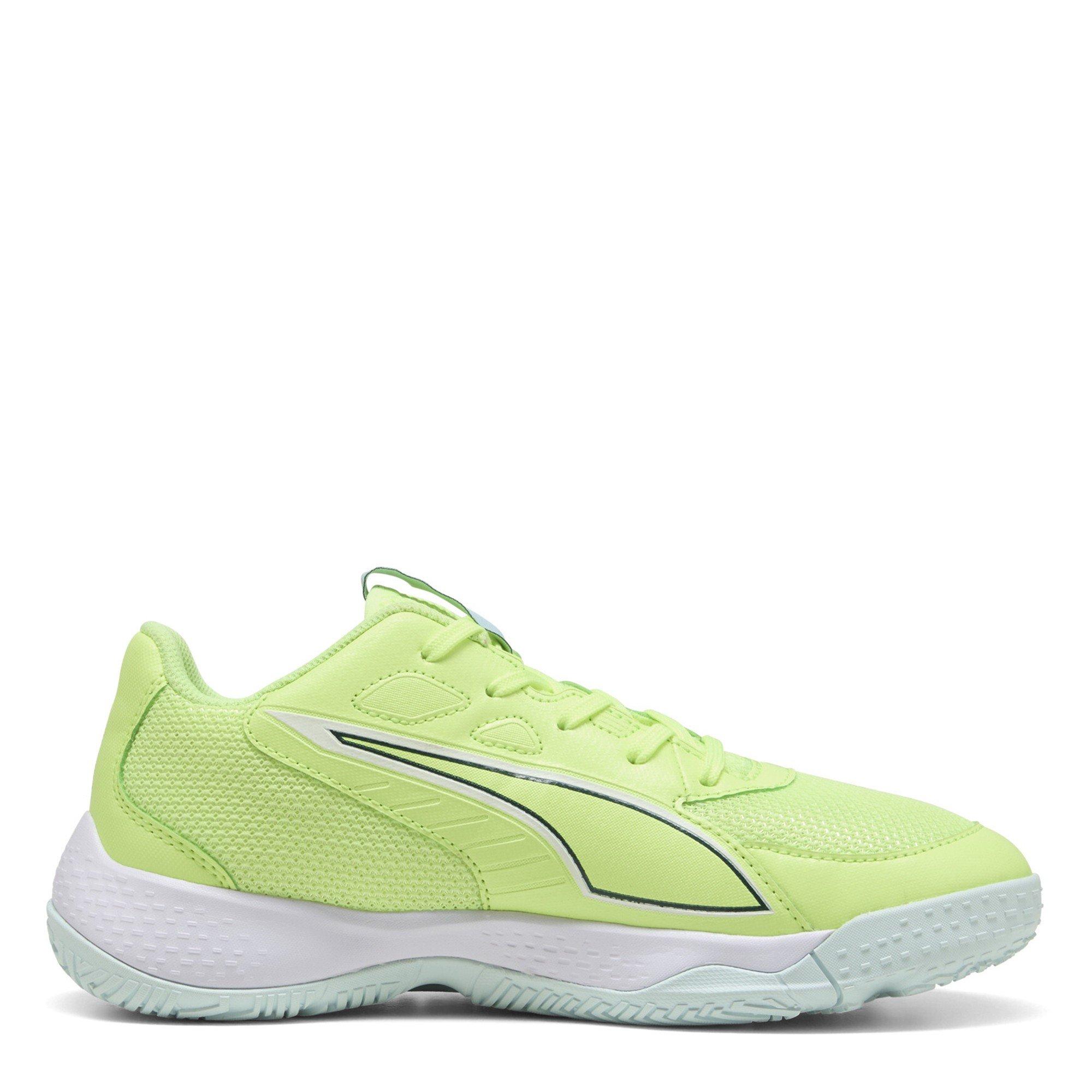 FLtGrnTrrnWht - Puma - Unisex Kids' Accelerate 4 Handball Trainers - 4