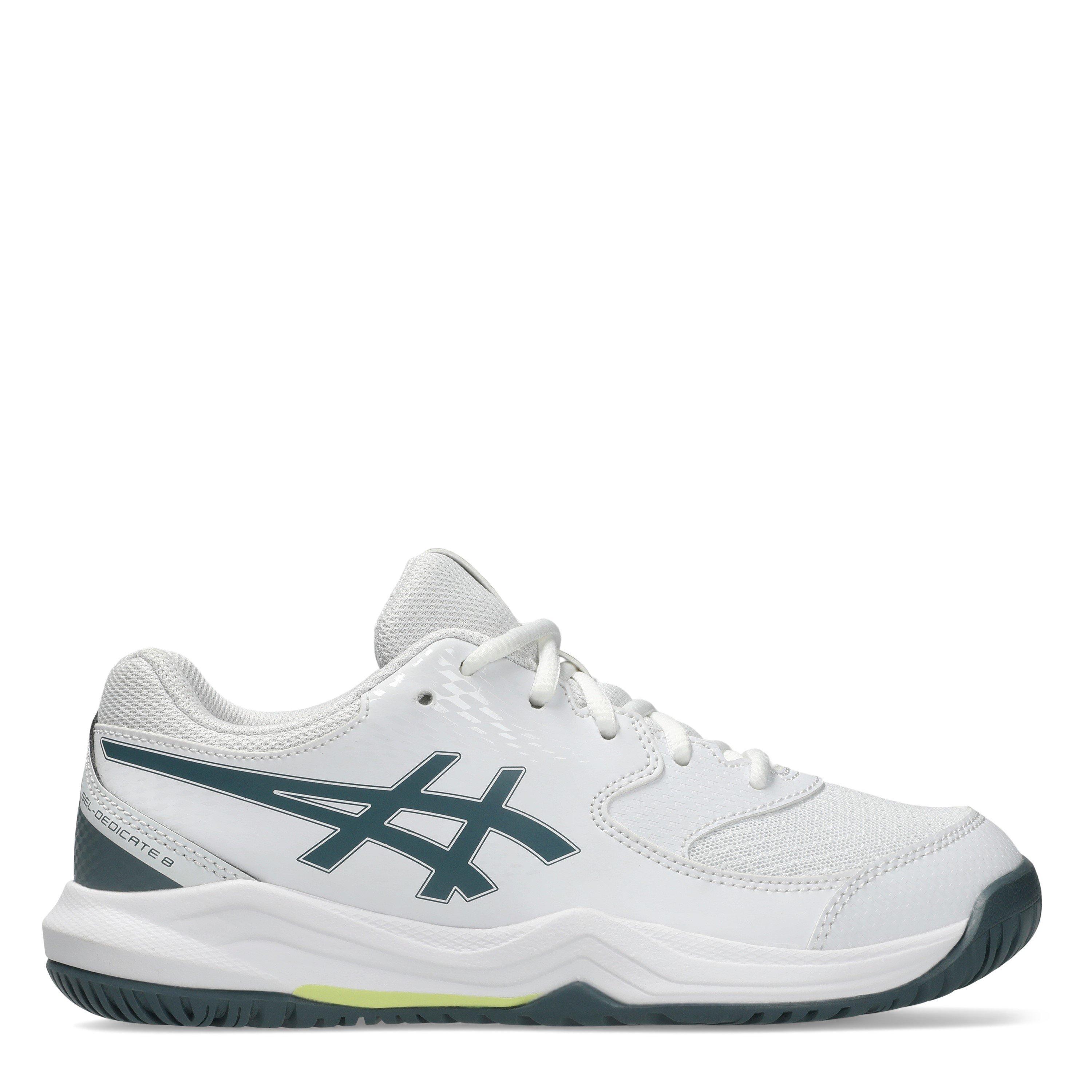 White/Iron - Asics - Unisex Kids Gel Dedicate Gs Tennis Shoes - 1