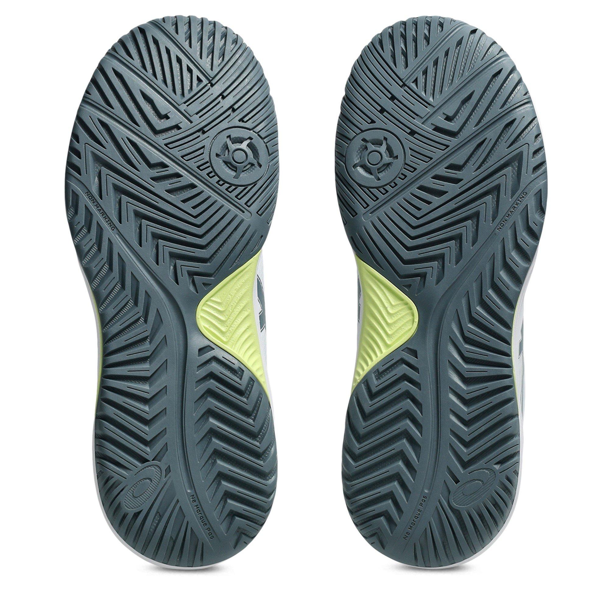 Bianco/Ferro - Asics - Gel-Dedicate 8 Gs Tennis Shoes Unisex Kids - 3