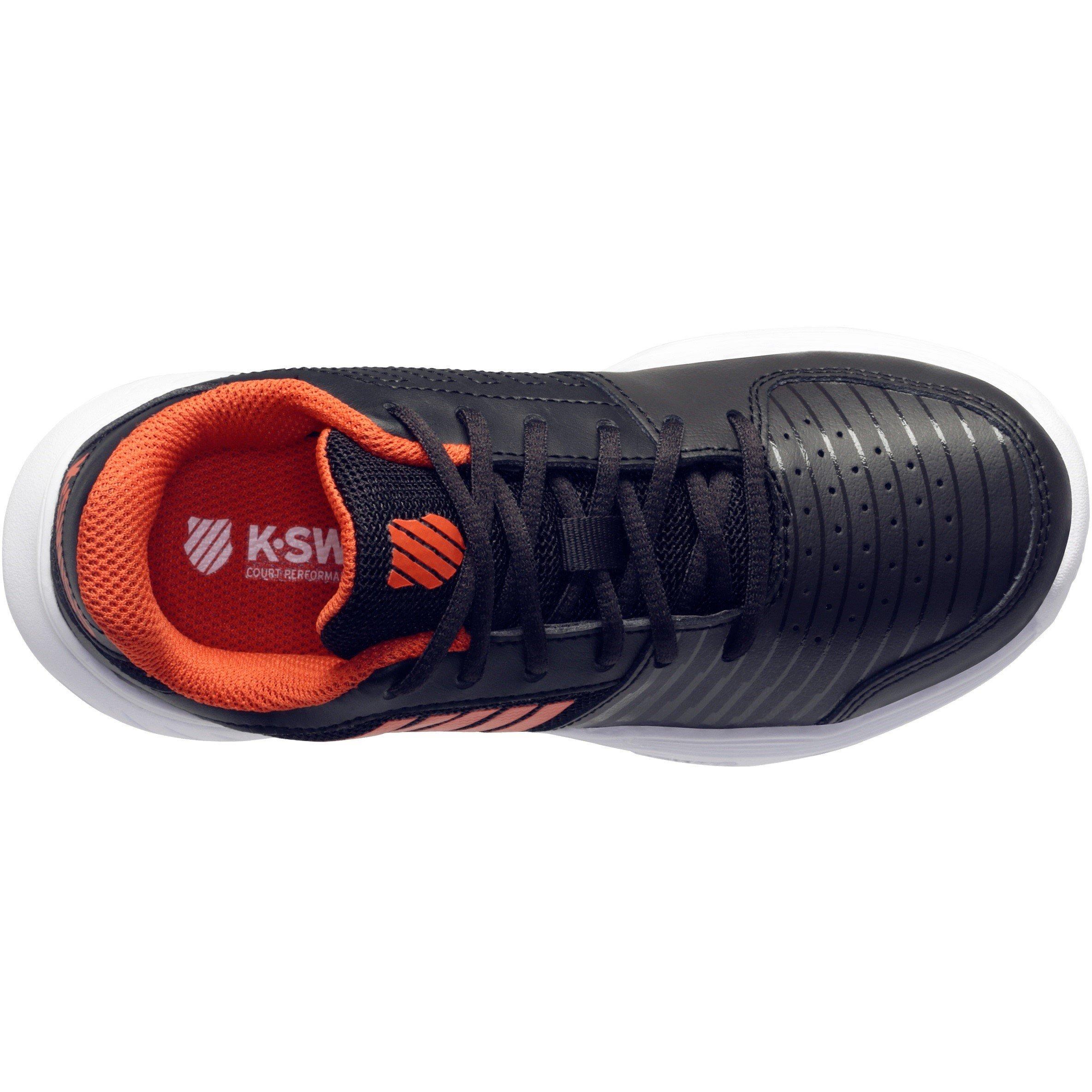 Black/Ora/Wht - K-Swiss - Court Express Omni - 4