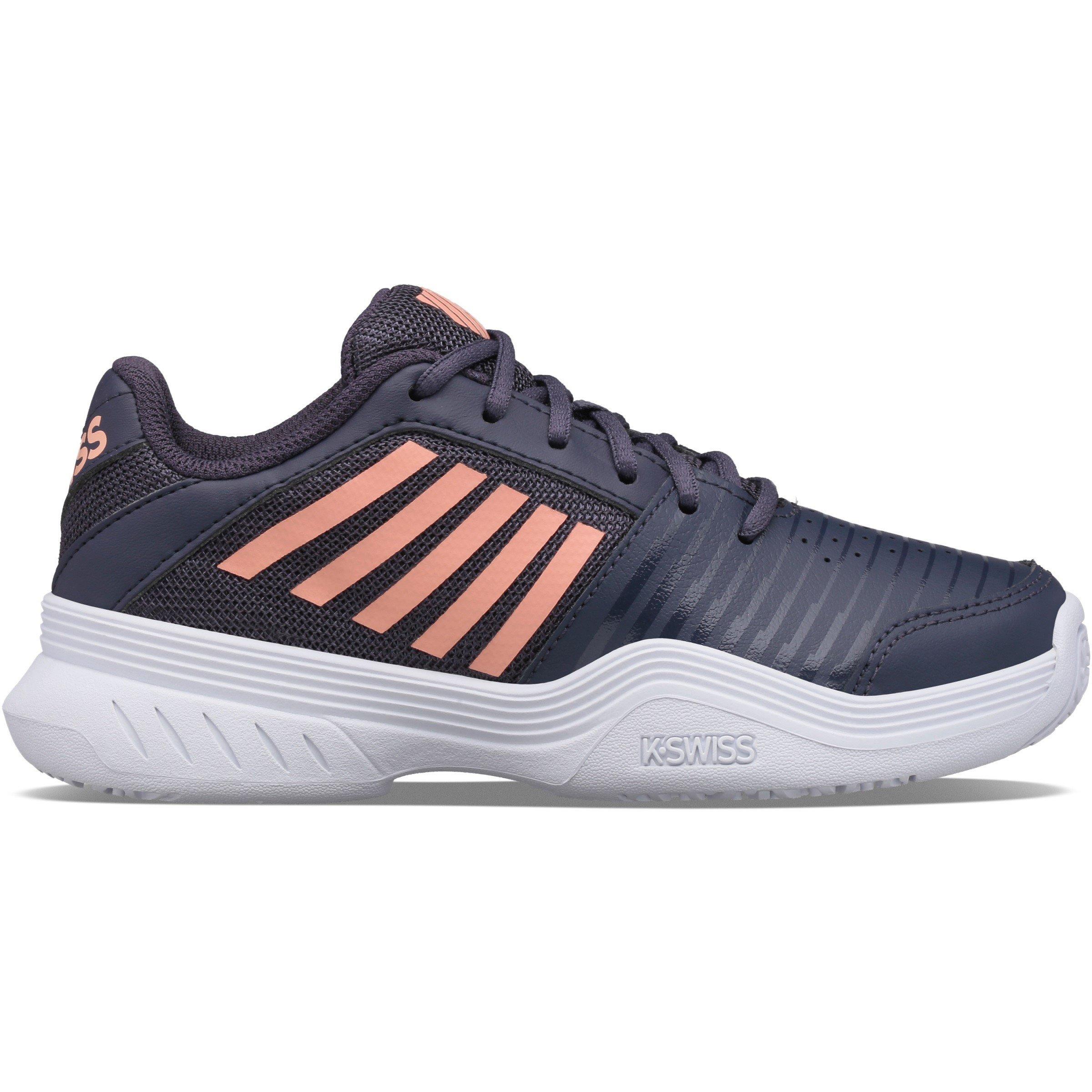 Gray/Peach/Wht - K-Swiss - Court Express Omni - 1