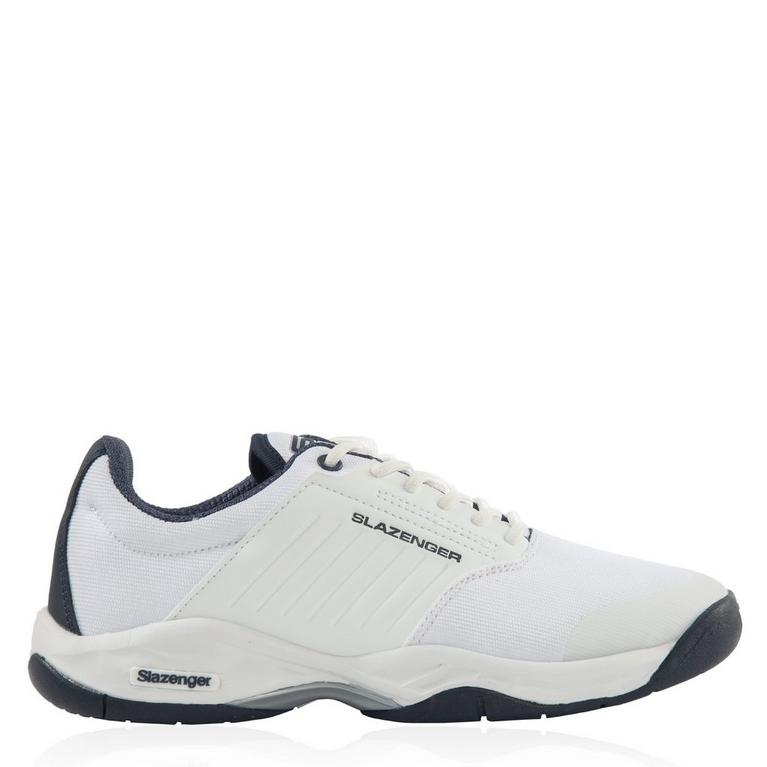 Blanc/Bleu - Slazenger - Serve Junior Tennis Shoes - 1