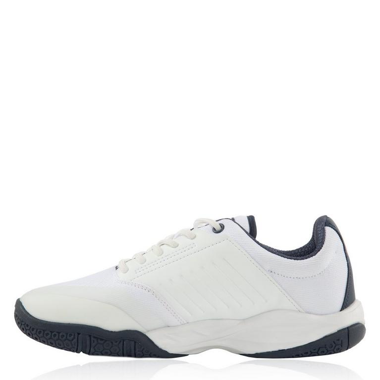 Blanc/Bleu - Slazenger - Serve Junior Tennis Shoes - 2