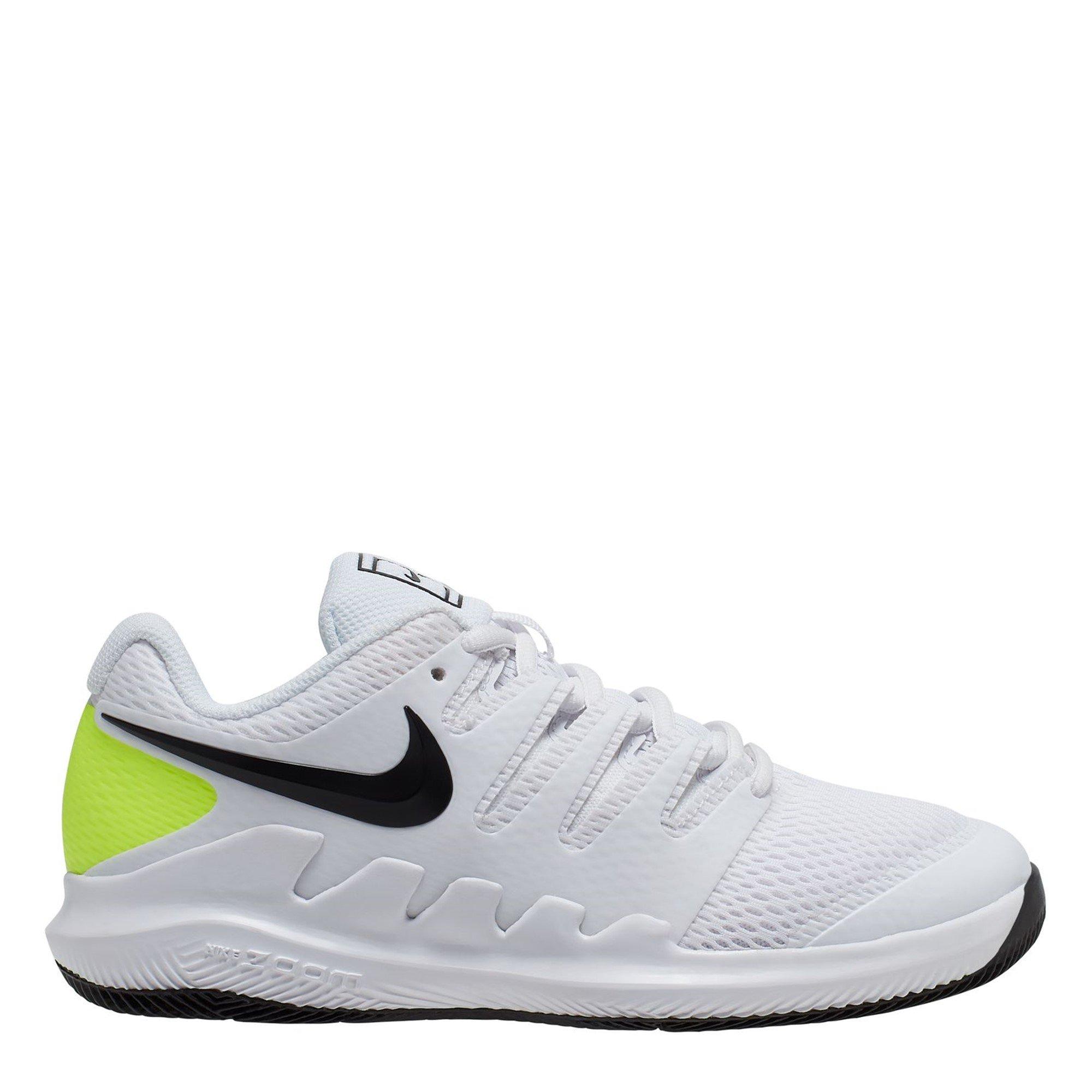 Nike  Kids Kids' Tennis Shoes - White/Black - 4 (36.5)