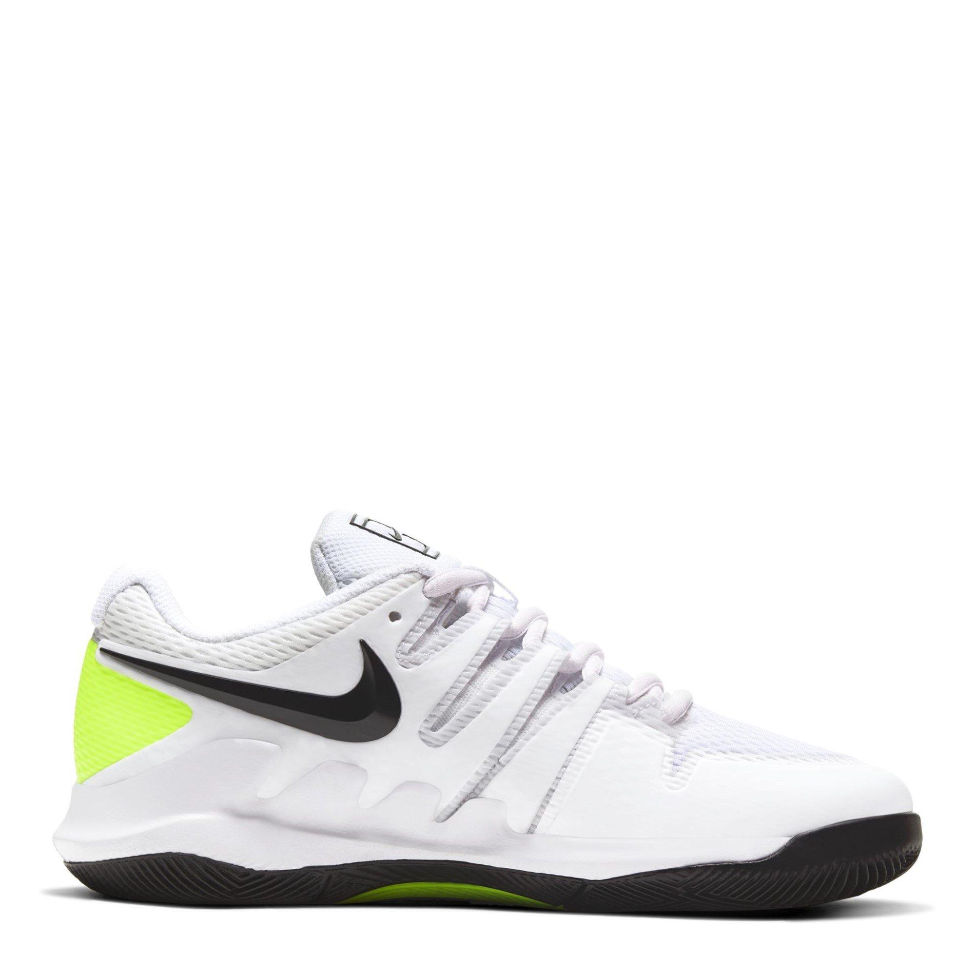 Nike  Kids ' Tennis Shoes - White/Black-Vlt - 1.5 (33.5)