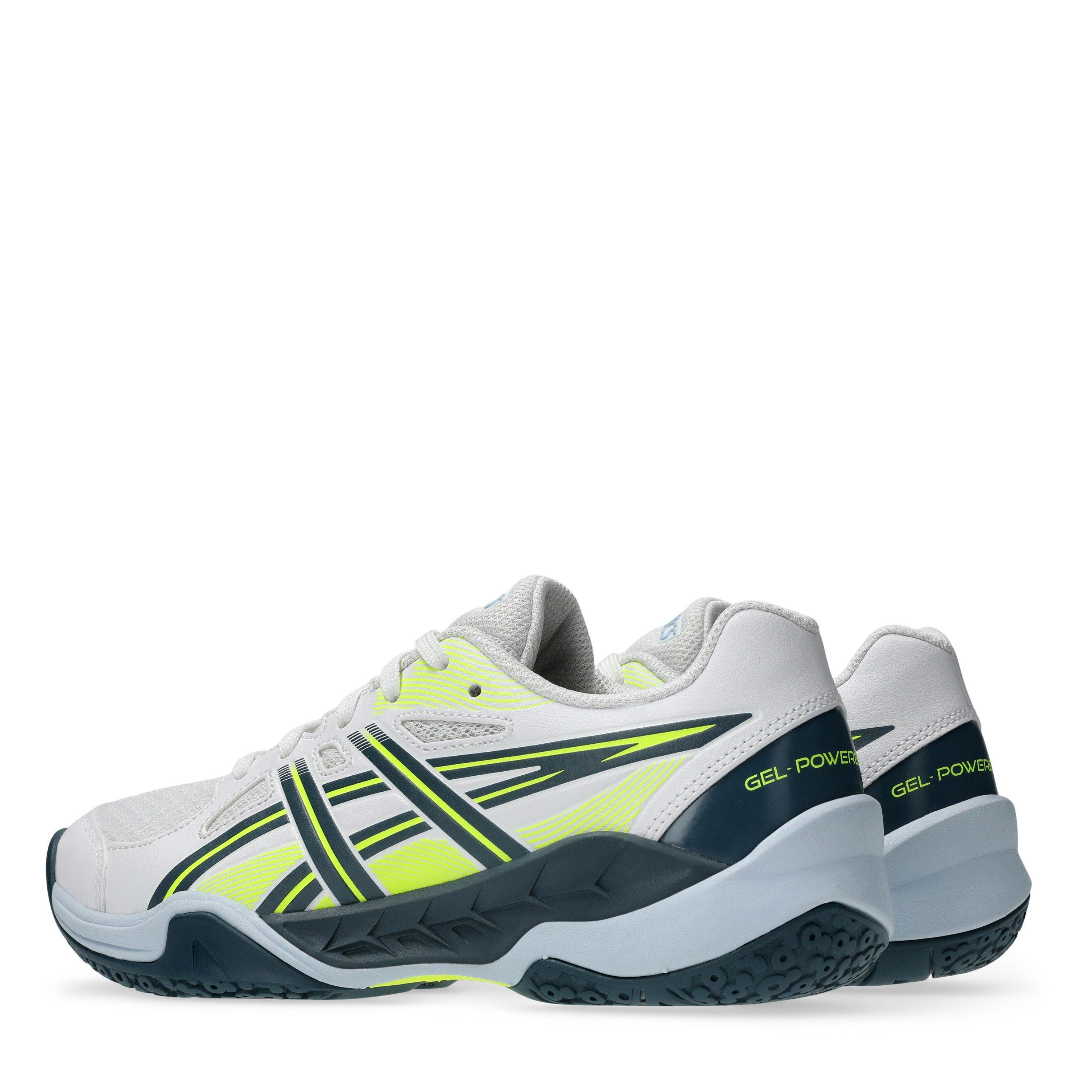White/Indigo - Asics - Asics Gel-Powerbreak Gs Volleyball Shoes Unisex Kids - 5