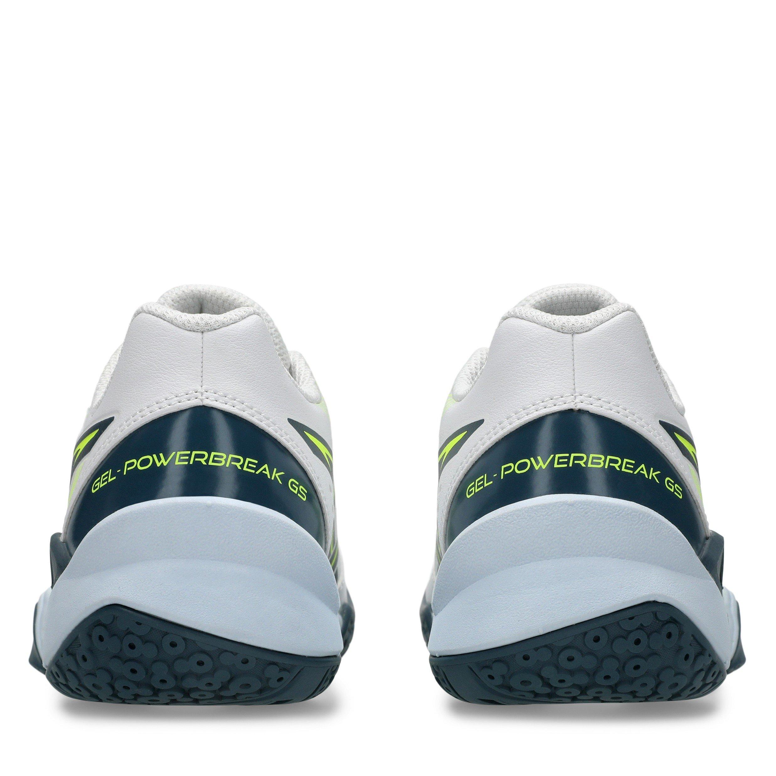 White/Indigo - Asics - Asics Gel-Powerbreak Gs Volleyball Shoes Unisex Kids - 6