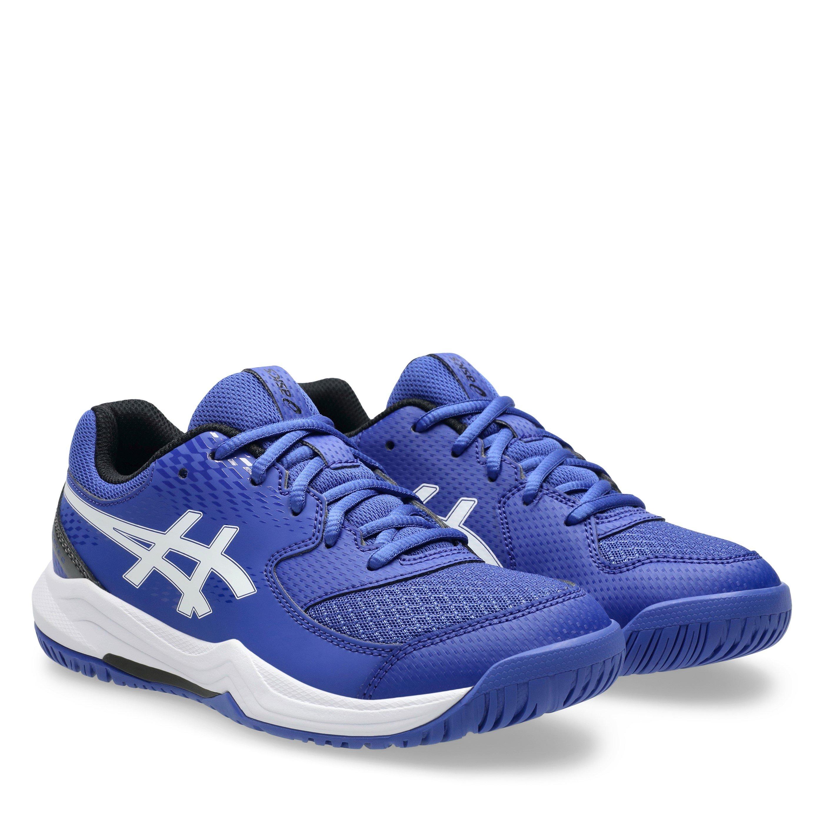 Dk Cobalt/Wht - Asics - Gel-Dedicate 8 Gs Tennis Shoes Unisex Kids - 4
