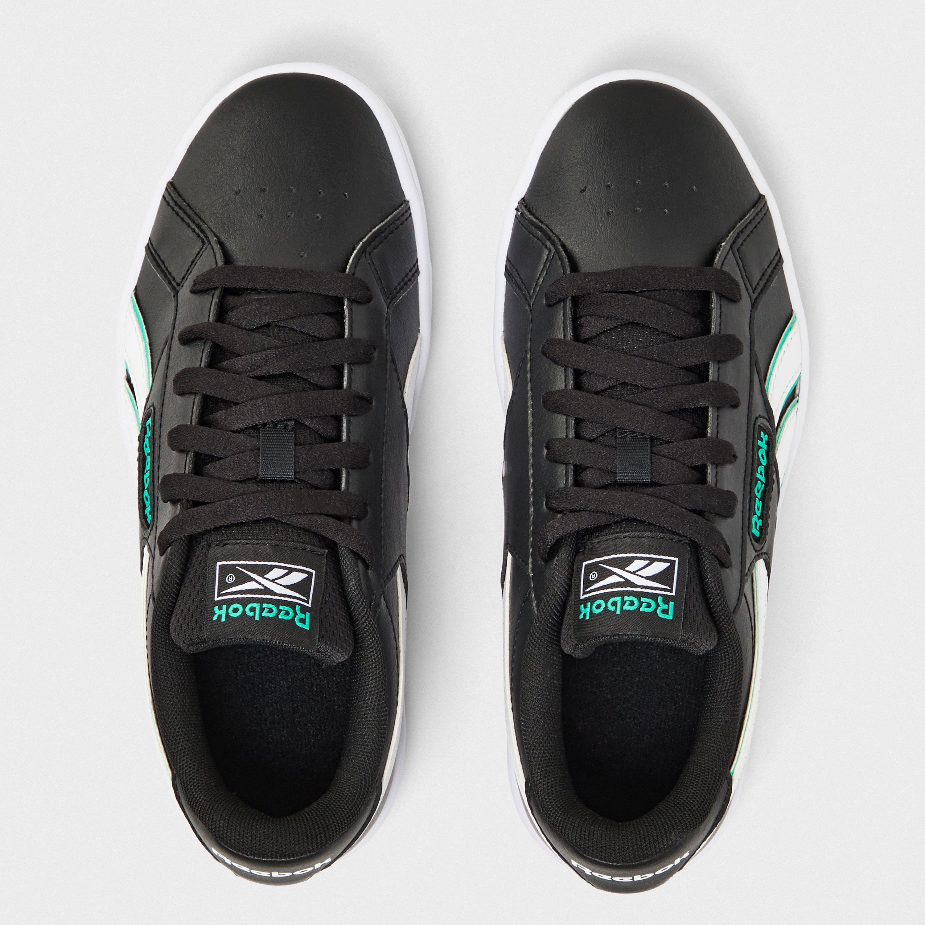 Black/White/Unl - Reebok - Kids' Court Retro Tennis Shoes - 4