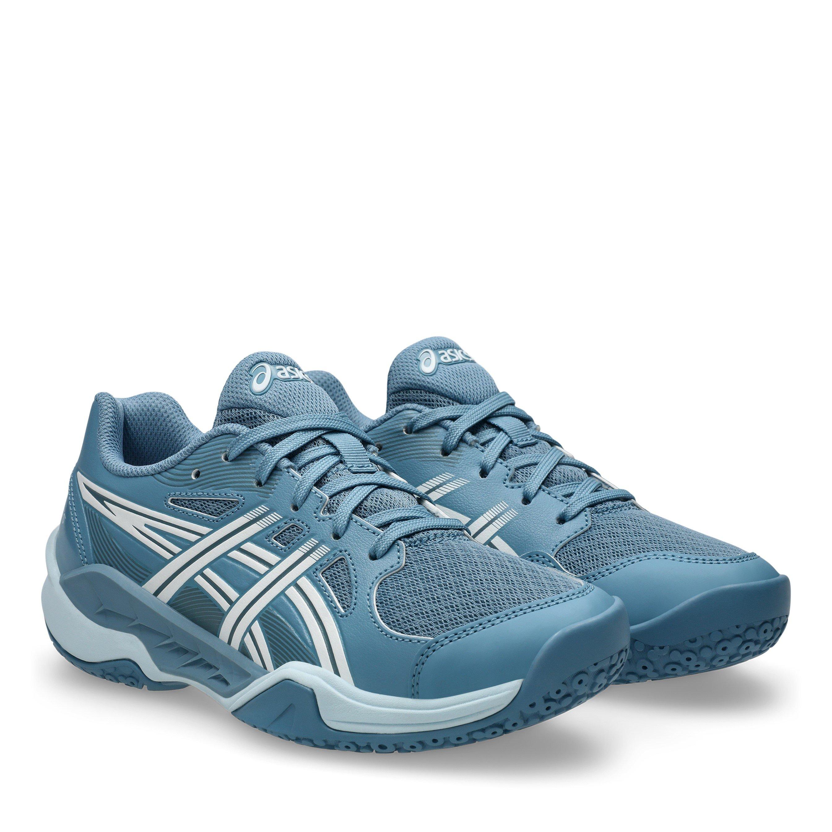 Saba Blue/Wht - Asics - Gel-Powerbreak Gs Volleyball Shoes Boys - 4
