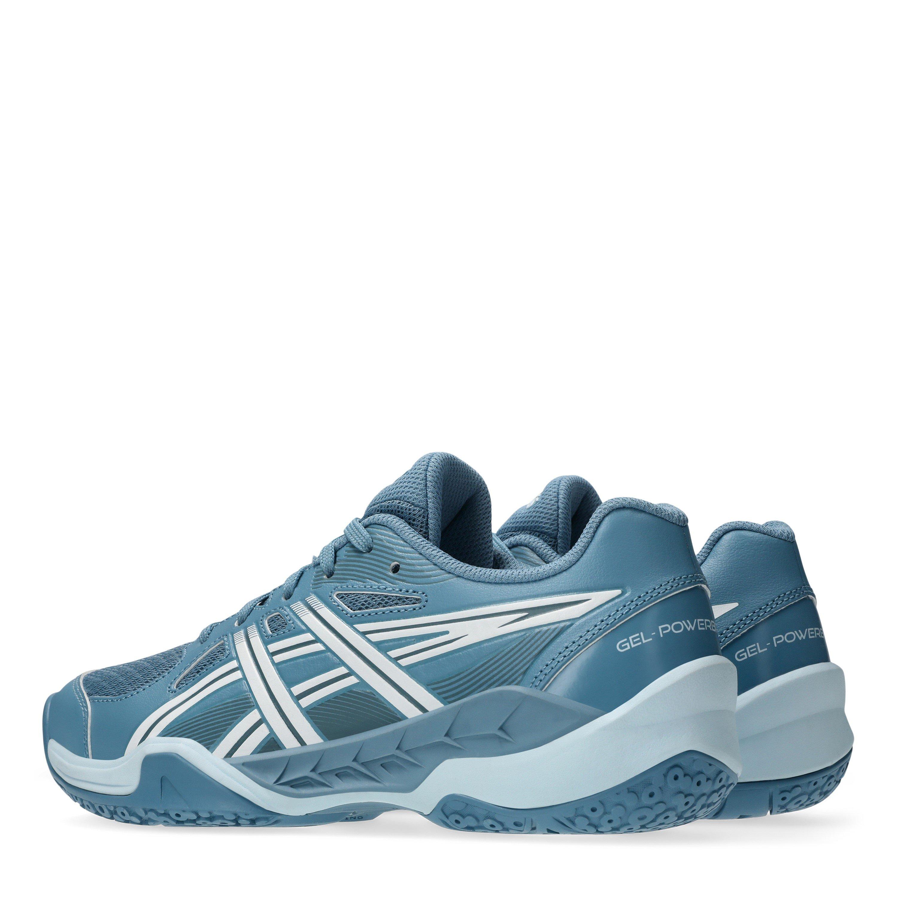 Saba Blue/Wht - Asics - Gel-Powerbreak Gs Volleyball Shoes Boys - 5