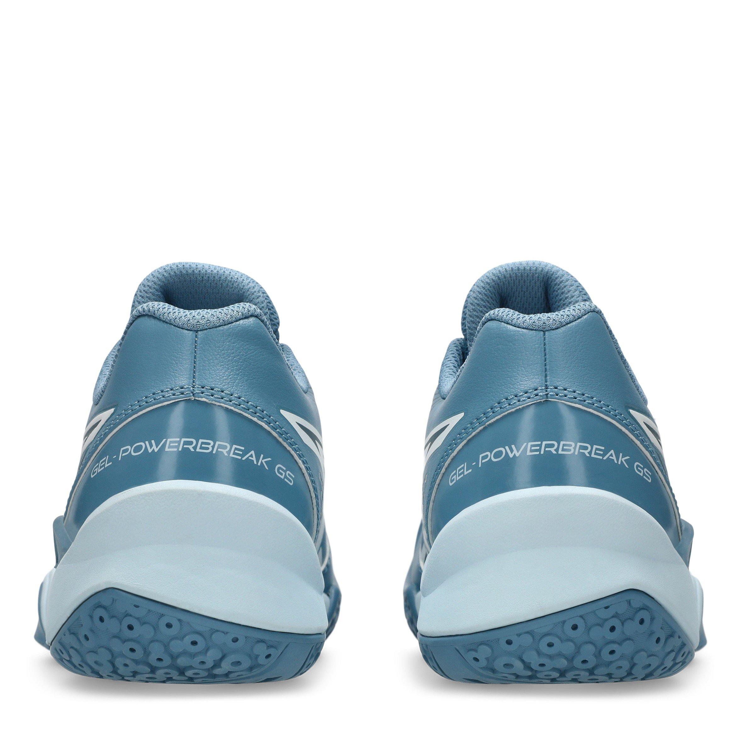 Saba Blue/Wht - Asics - Gel-Powerbreak Gs Volleyball Shoes Boys - 7