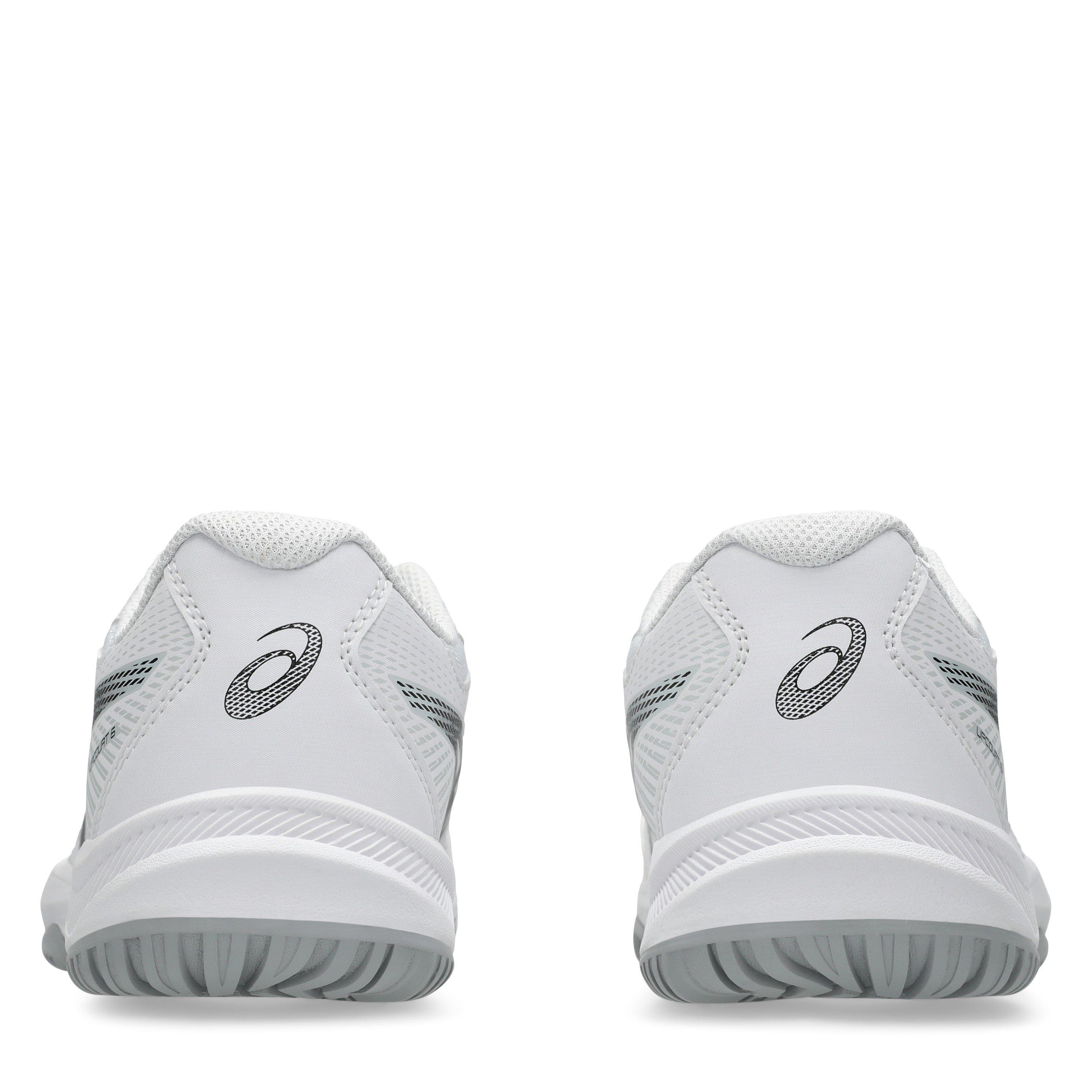 Bijelo/Crno - Asics - Upcourt 6 Gs Netball Shoes Boys - 7