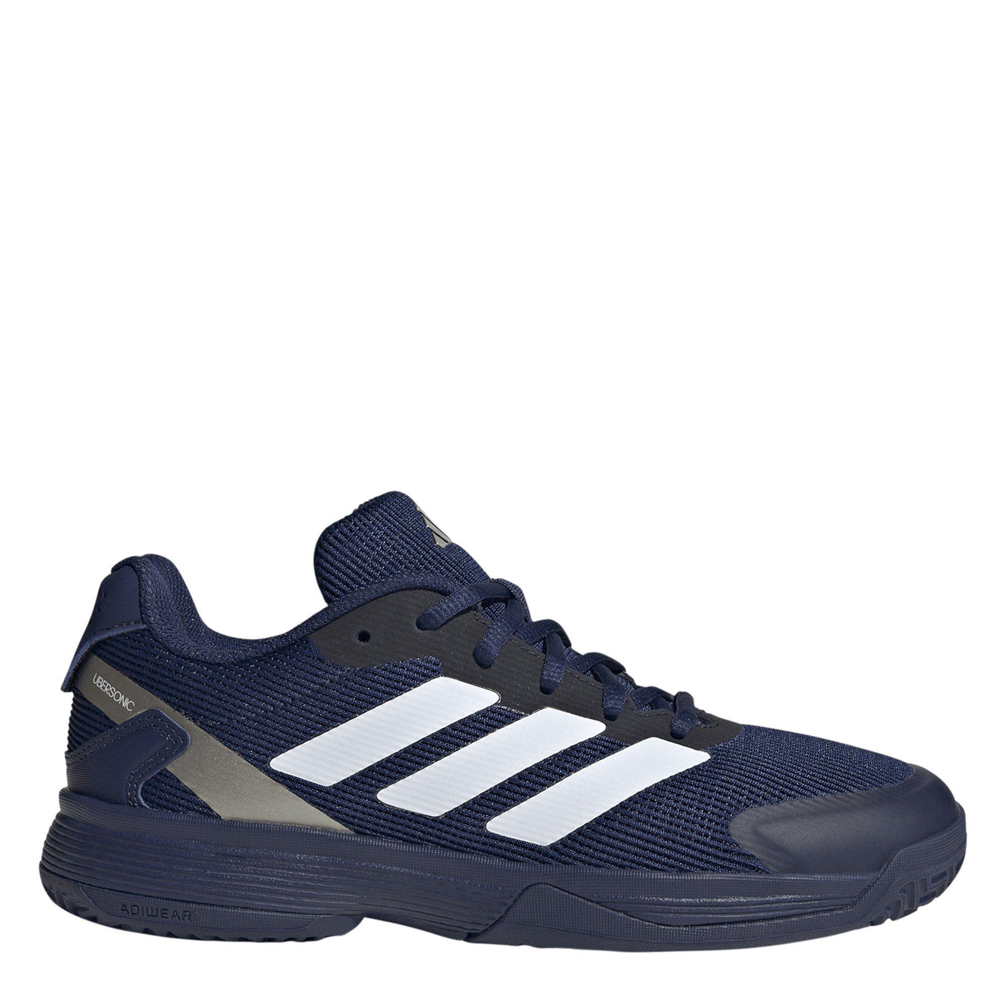 Adidas Boys Kids' Tennis Shoes - Blue/White/Blck - 4 (36.5)