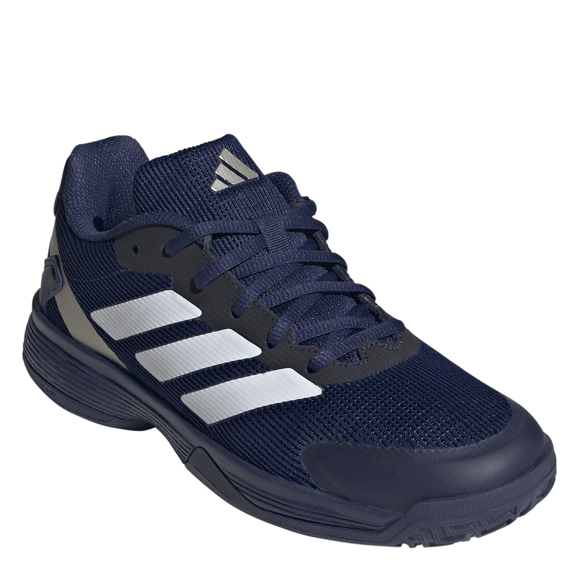 Blue/White/Blck - adidas - Kids' Tennis Shoes - 3