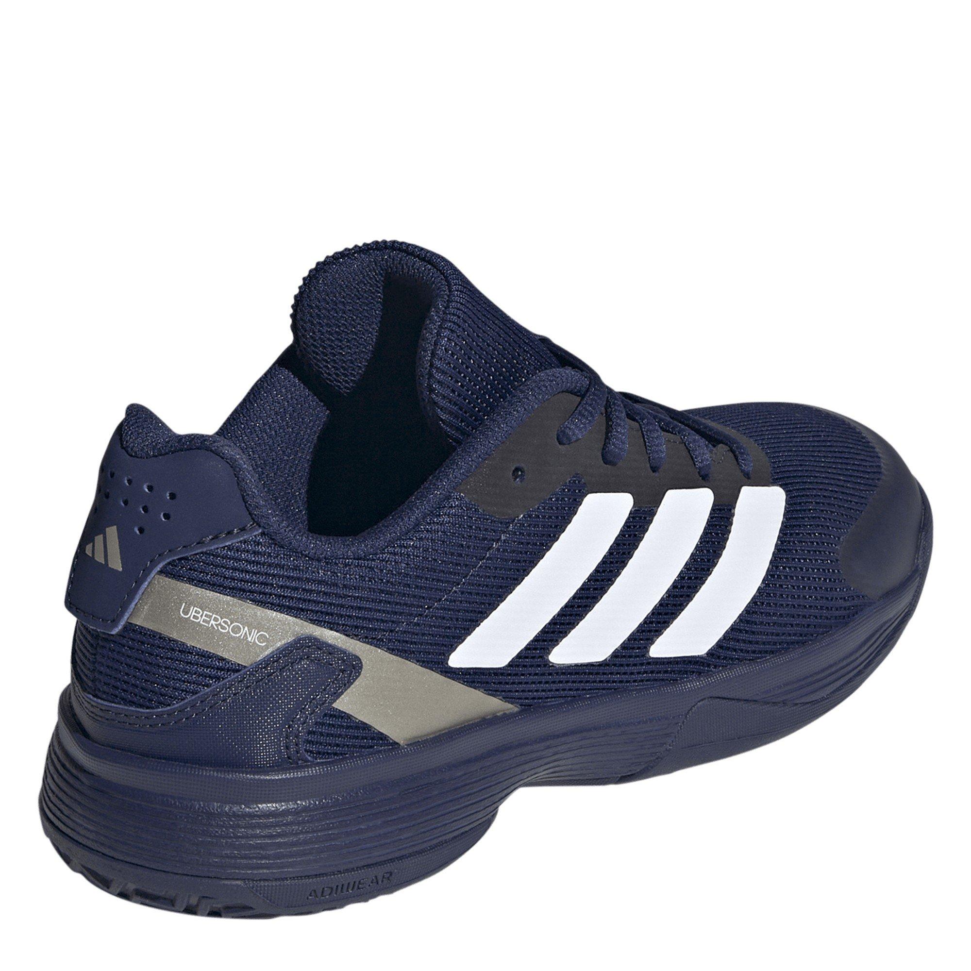 Blue/White/Blck - adidas - Kids' Tennis Shoes - 4