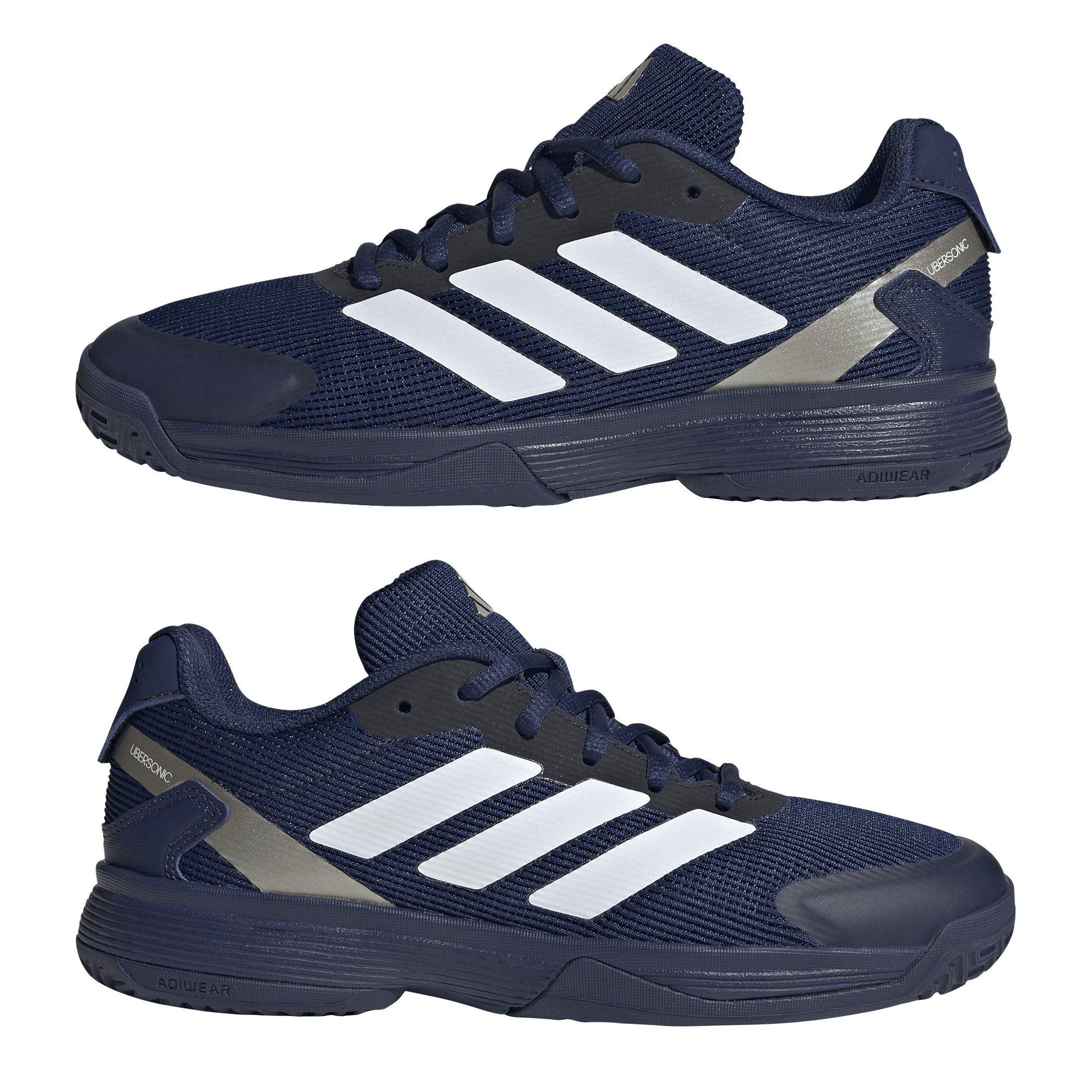 Blue/White/Blck - adidas - Kids' Tennis Shoes - 9