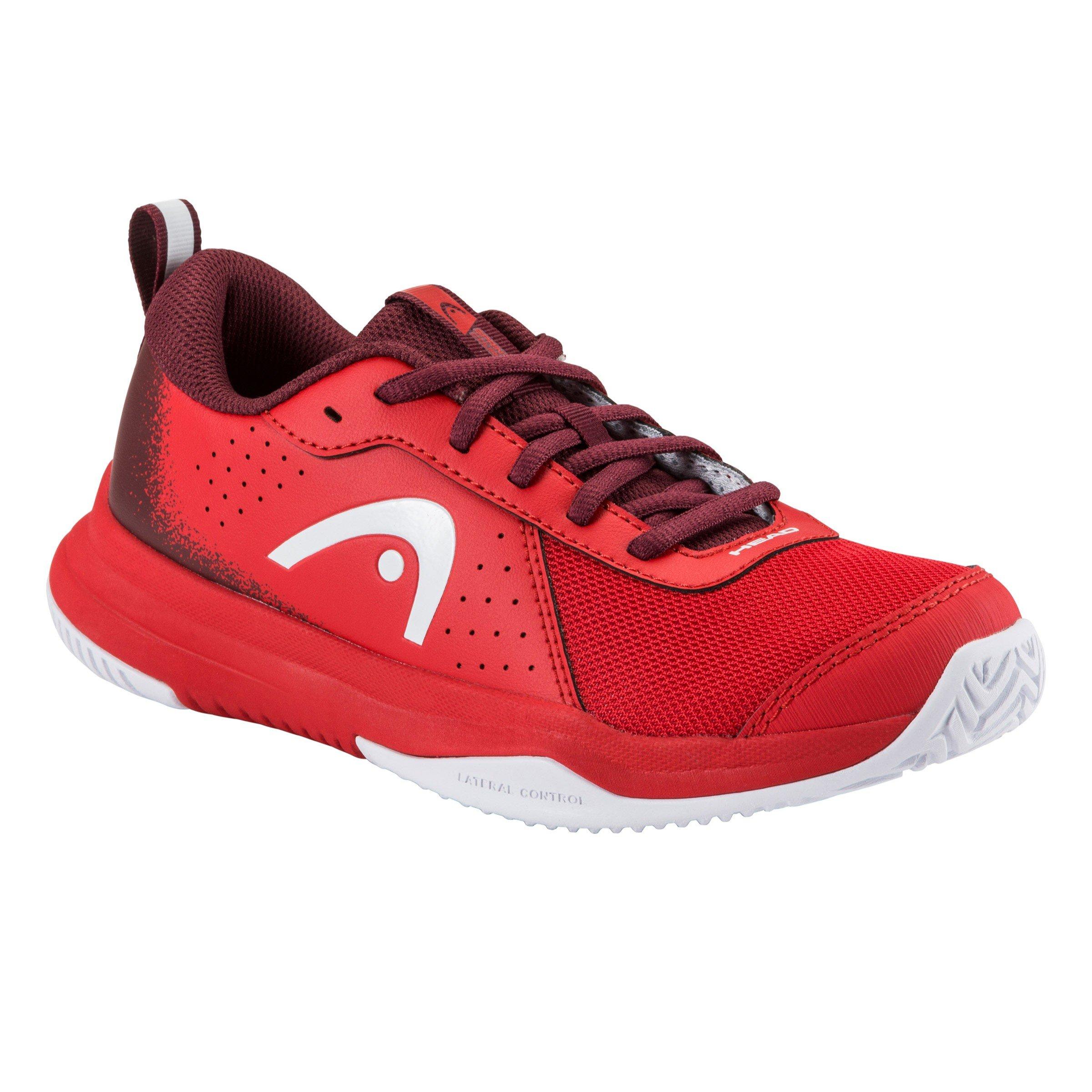 Red Dark Red - HEAD - Sprint Court 4.0 Junior Tennis Shoe - 1