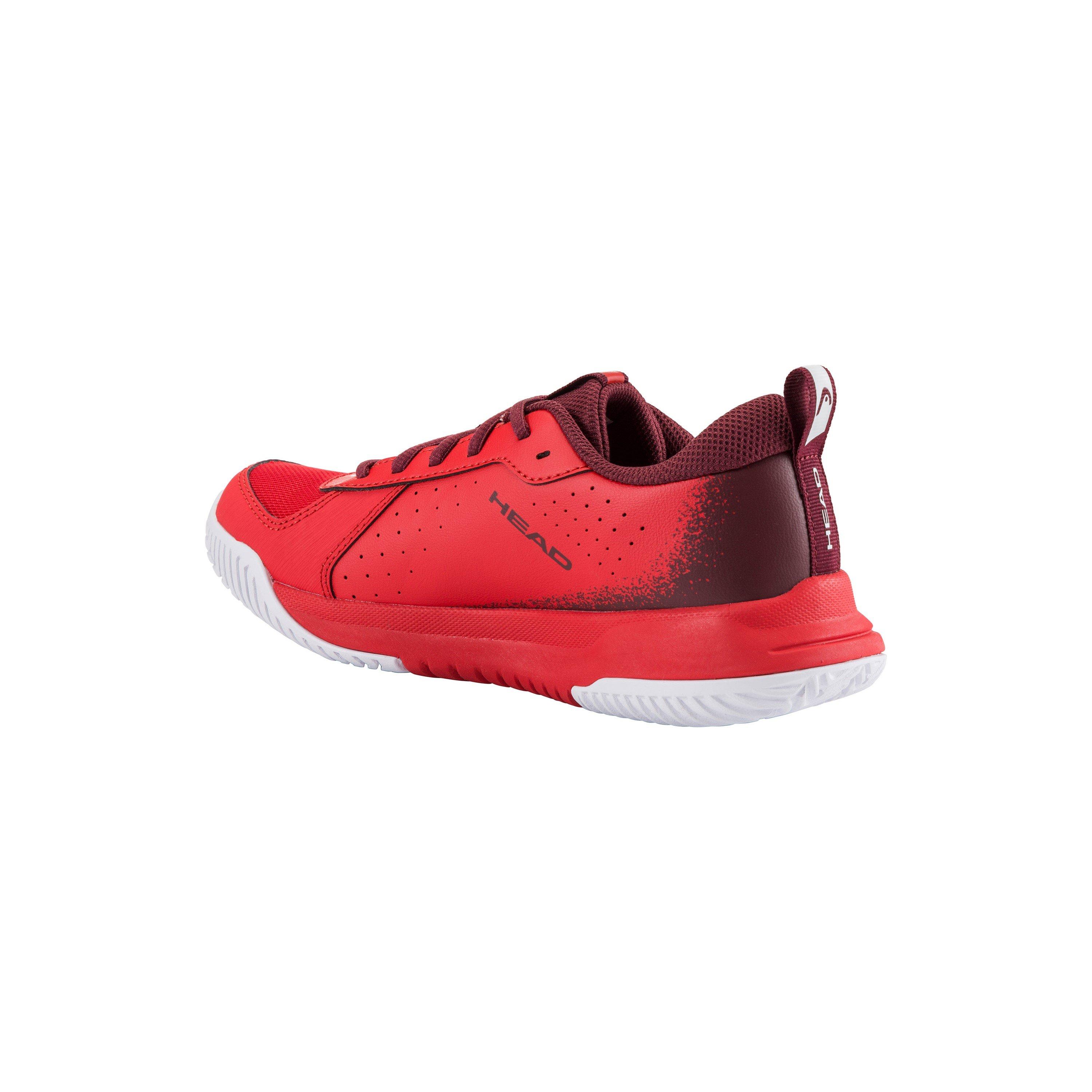 Rosso Rosso Scuro - HEAD - Sprint Court 4.0 Junior Tennis Shoe - 3
