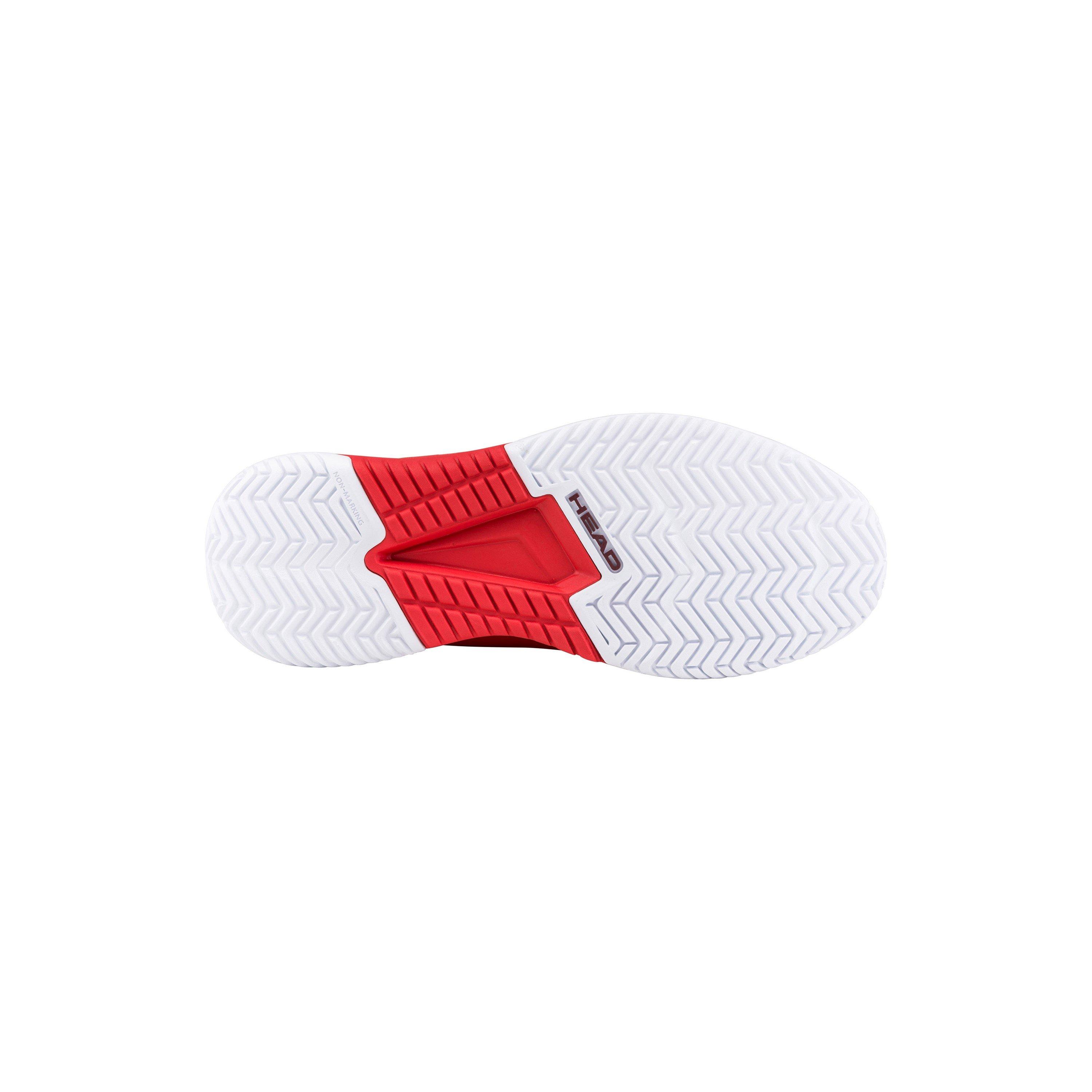 Rosso Rosso Scuro - HEAD - Sprint Court 4.0 Junior Tennis Shoe - 5