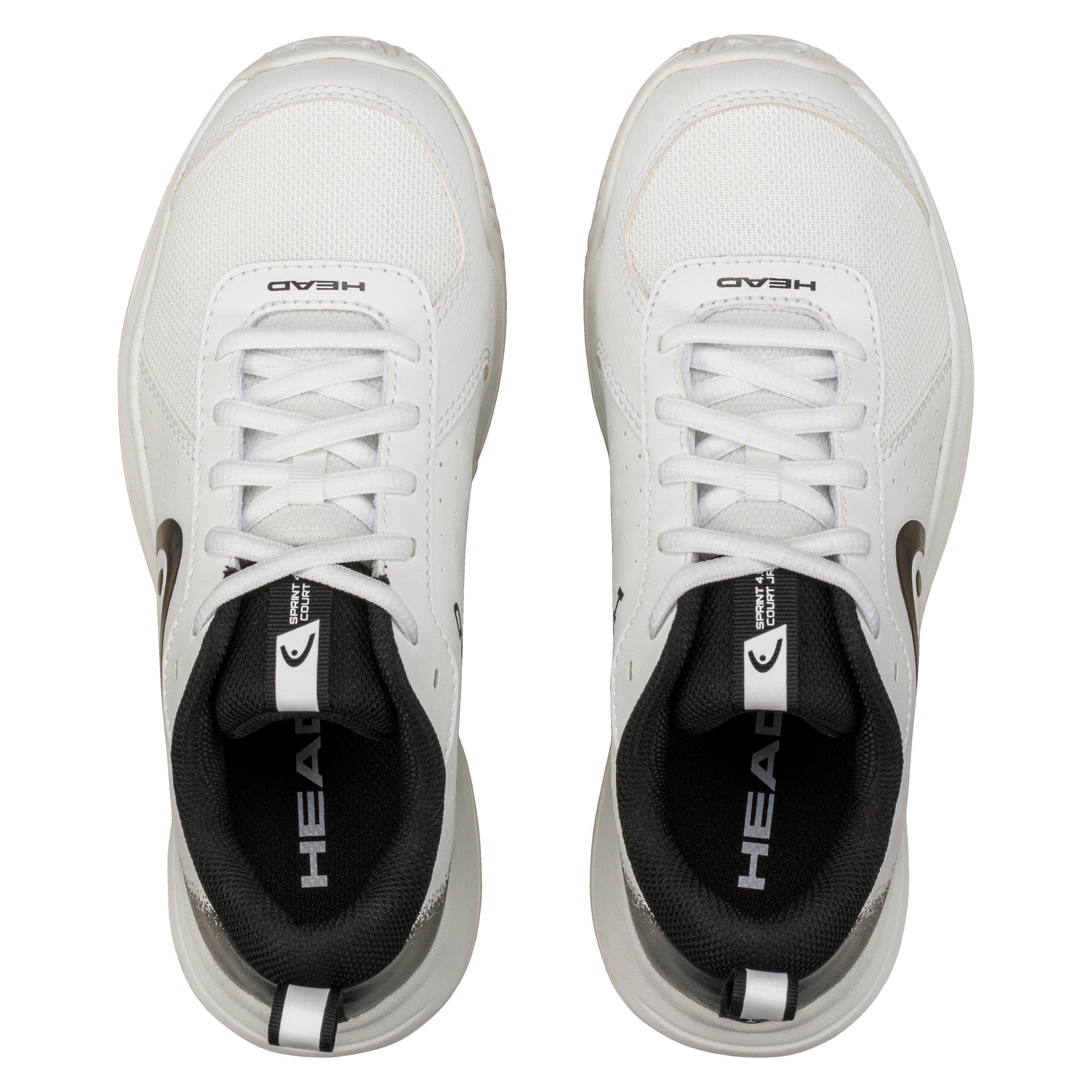 Bianco Nero - HEAD - Sprint Court 4.0 Junior Tennis / Padel Shoes - 5