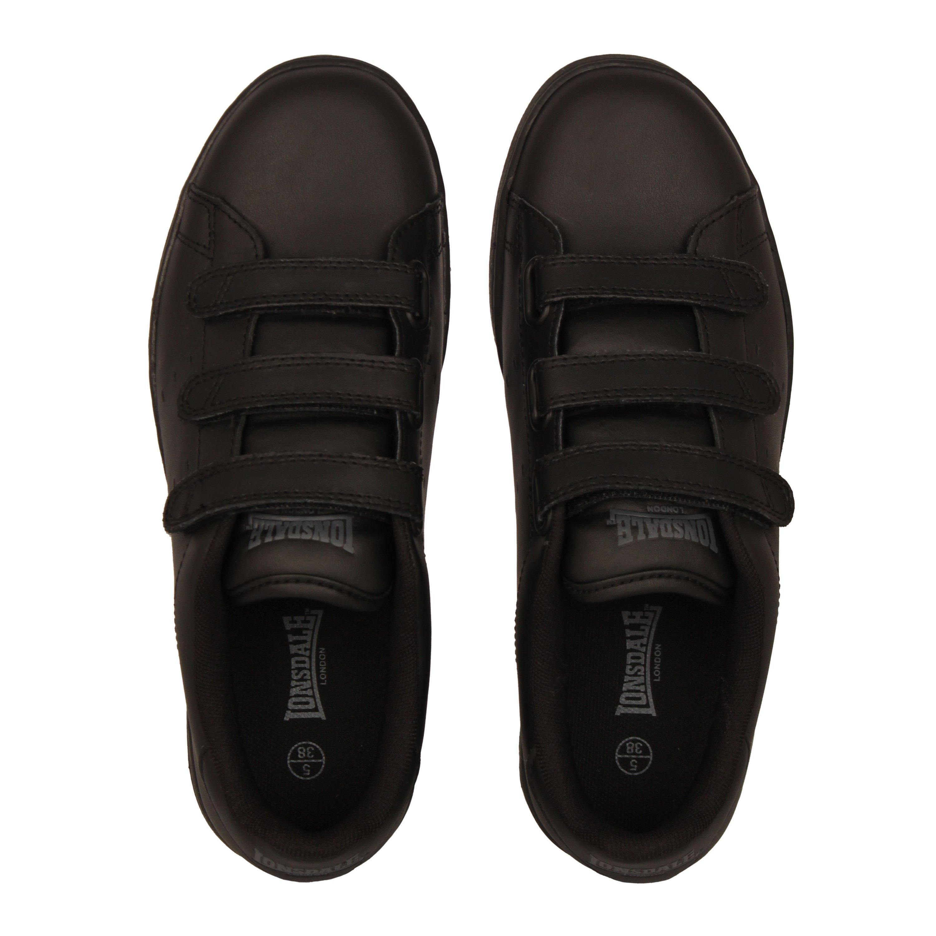 Noir/Noir - Lonsdale - Leyton Trainers Juniors - 5