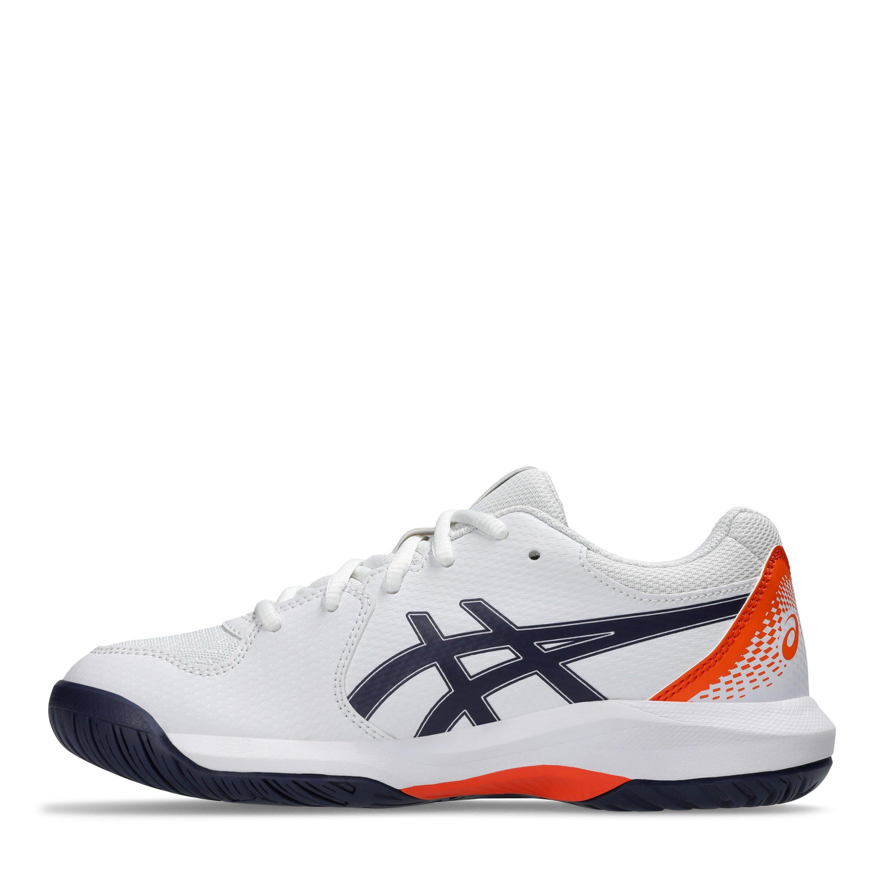 Bianco/Indaco - Asics - Gel-Dedicate 8 Gs Tennis Shoes Unisex Kids - 2