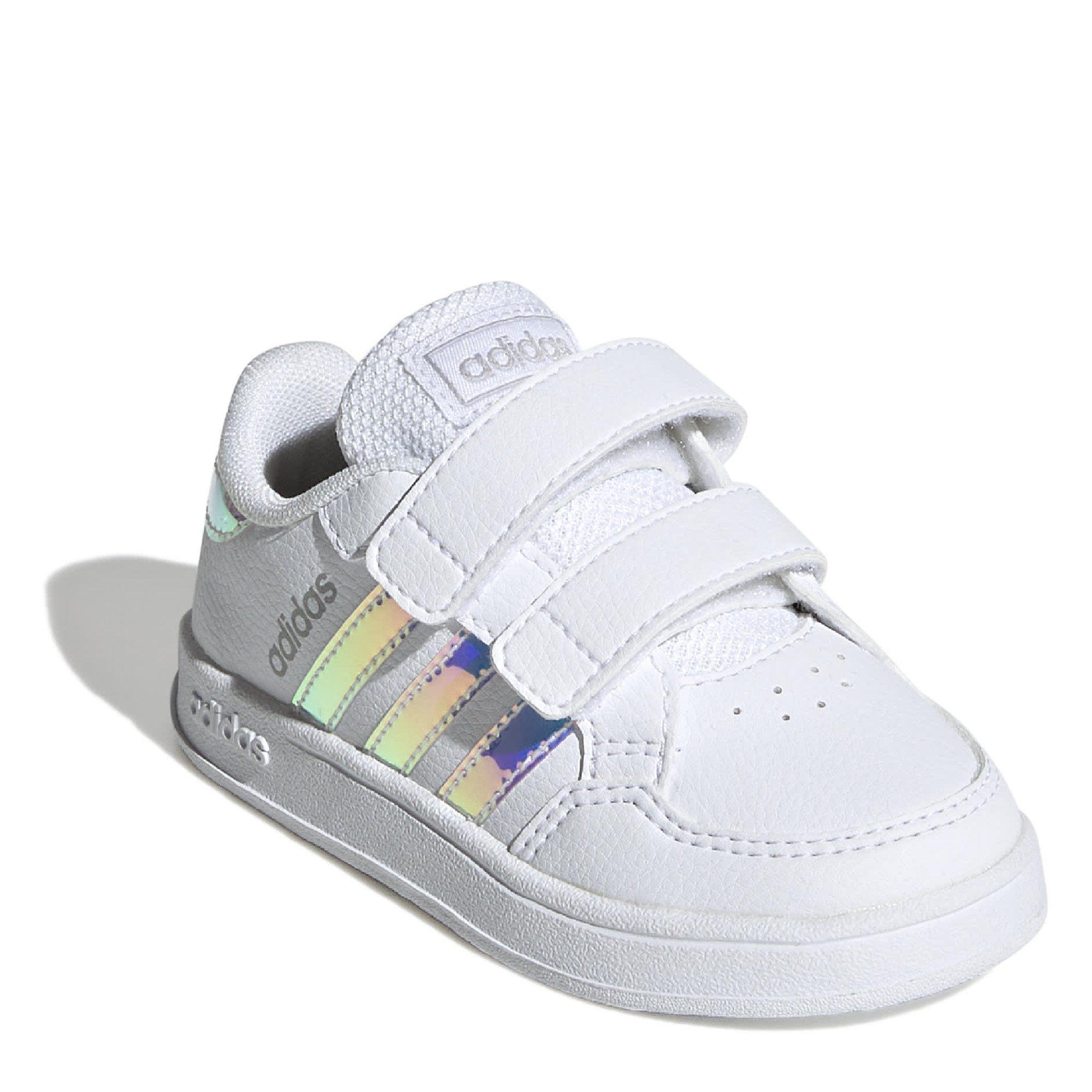 Weiß/Grau - adidas - Breaknet Tennis Shoes - 3