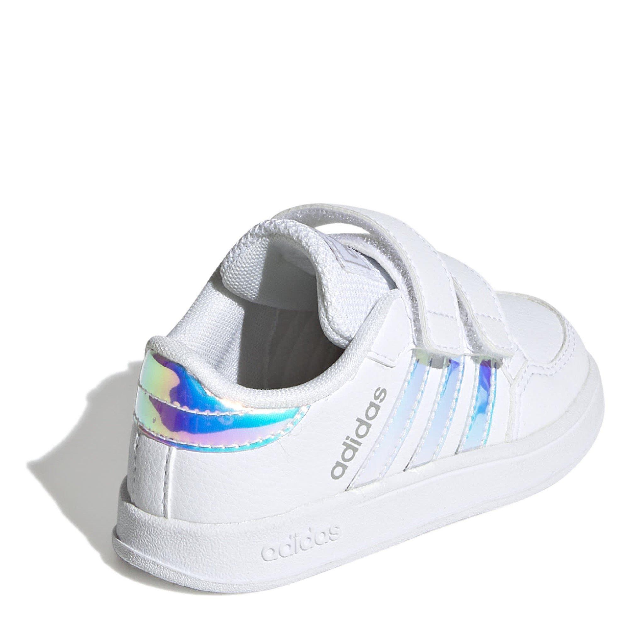Weiß/Grau - adidas - Breaknet Tennis Shoes - 4