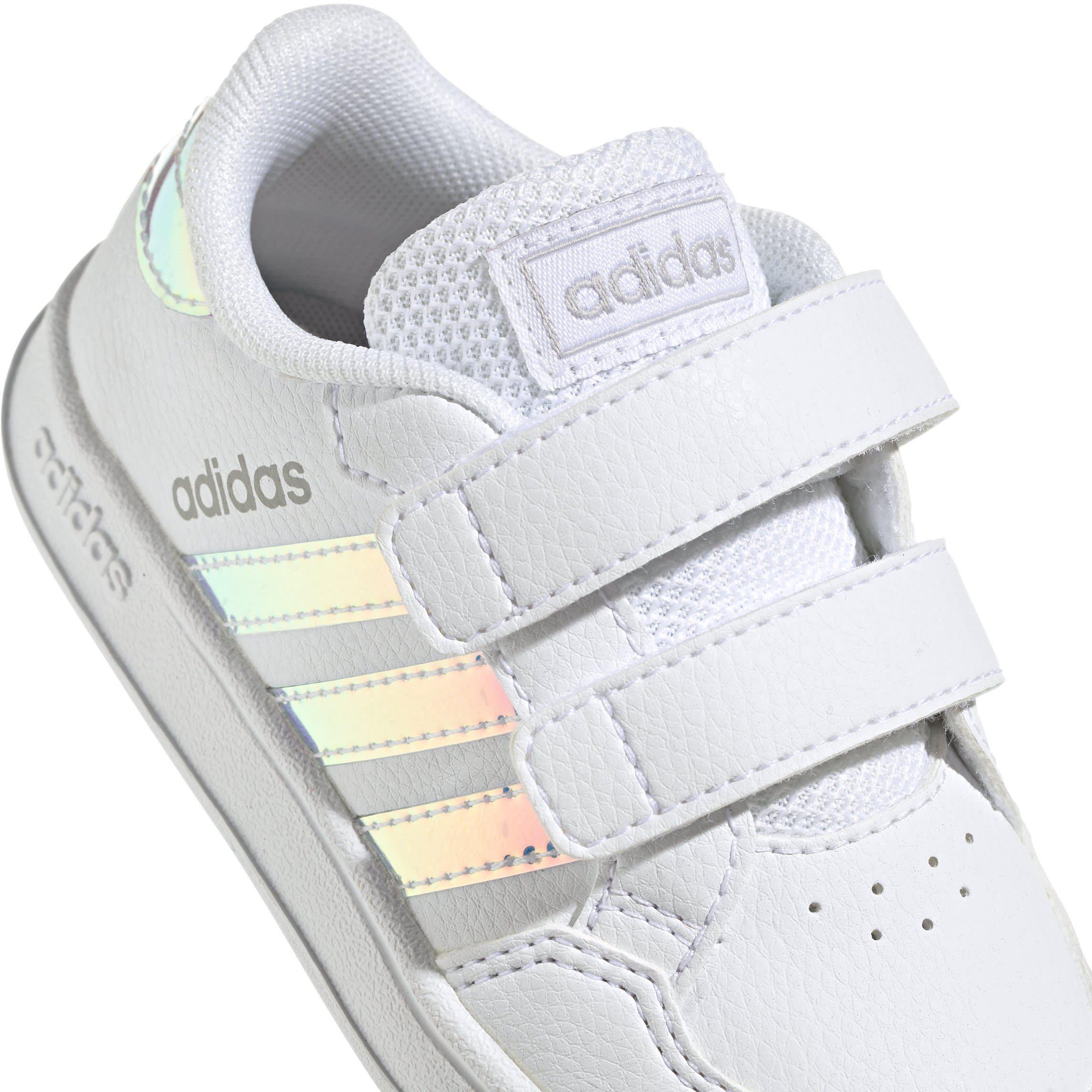 Weiß/Grau - adidas - Breaknet Tennis Shoes - 7