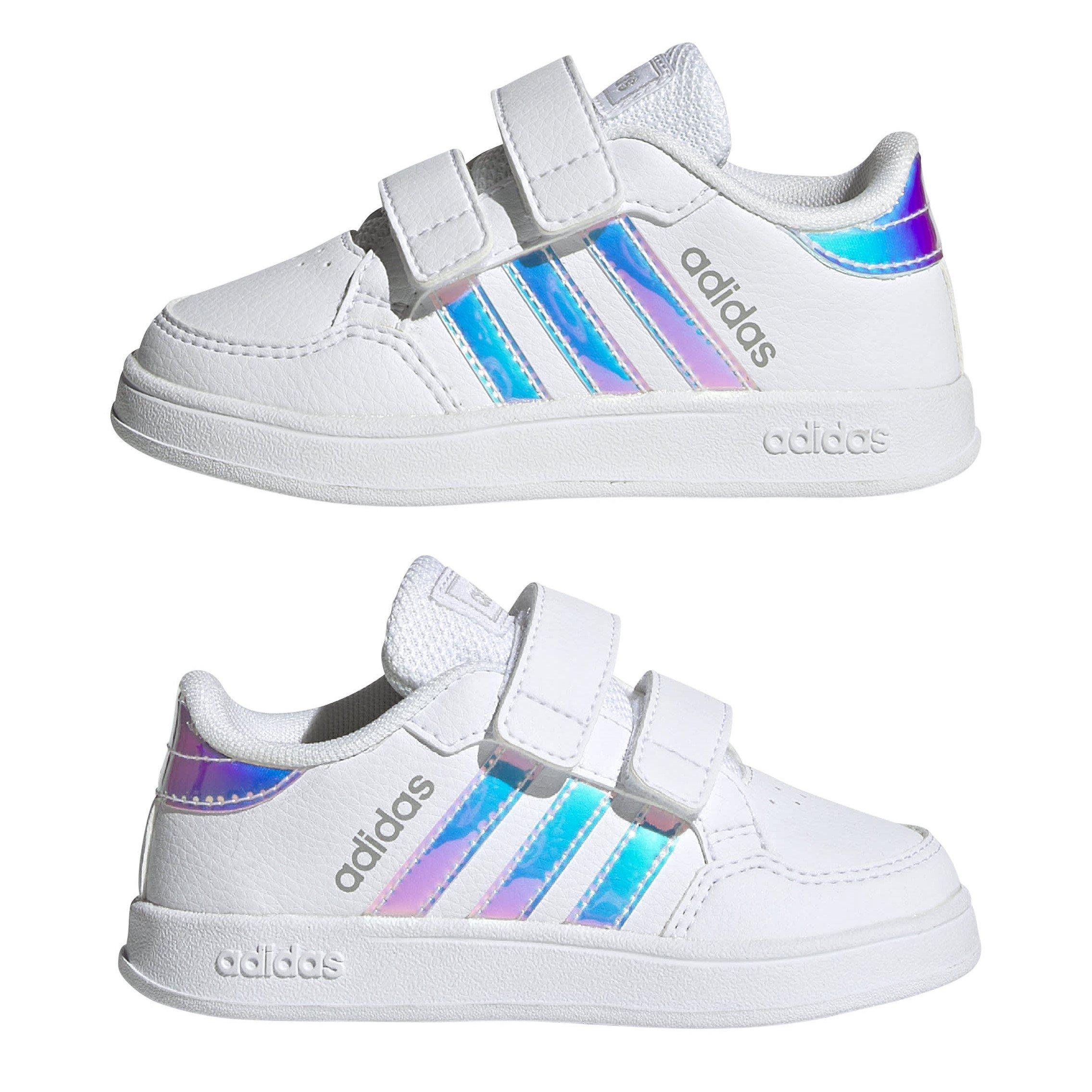 Weiß/Grau - adidas - Breaknet Tennis Shoes - 9