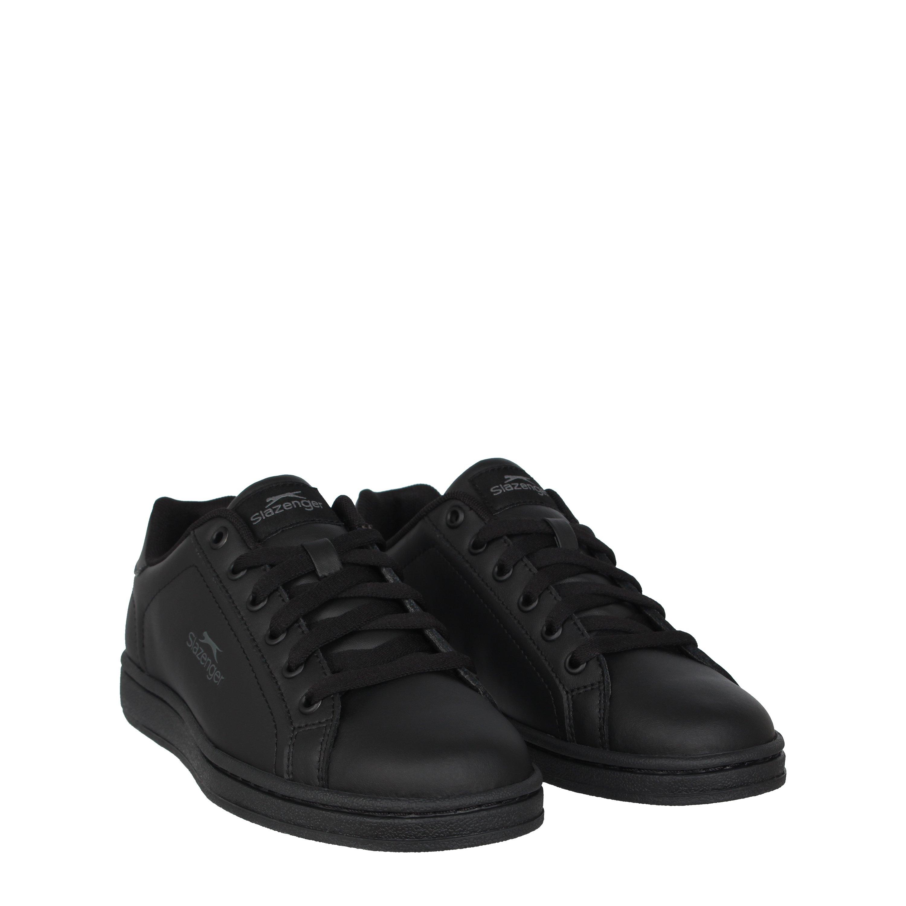 Black/Charcoal - Slazenger - Ash Lace Trainers Junior - 3