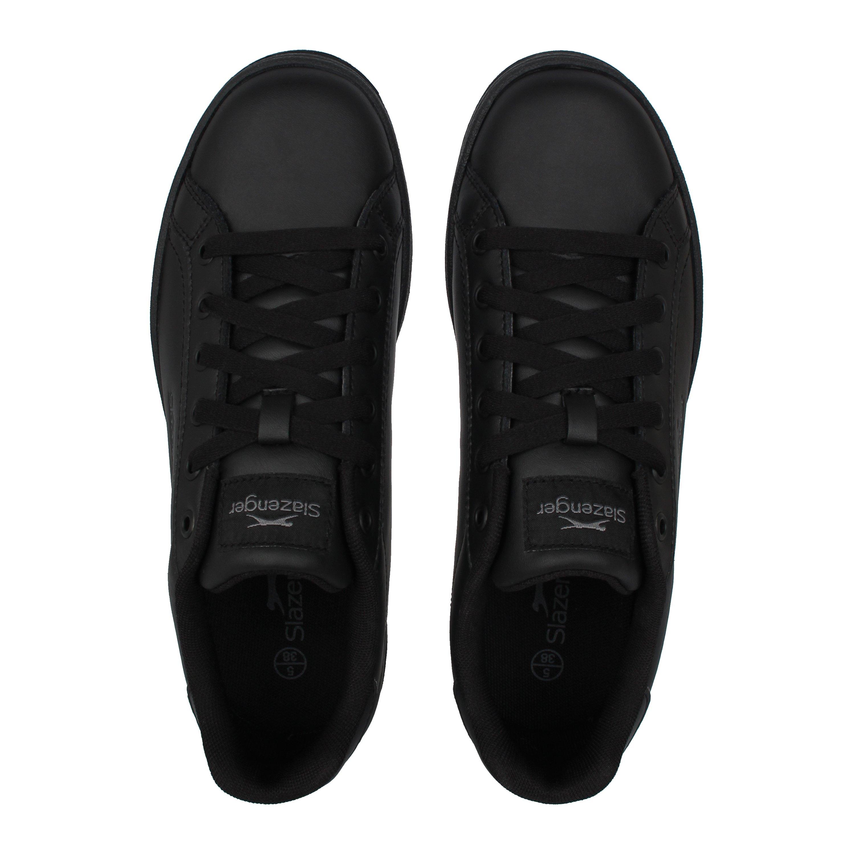 Black/Charcoal - Slazenger - Ash Lace Trainers Junior - 5