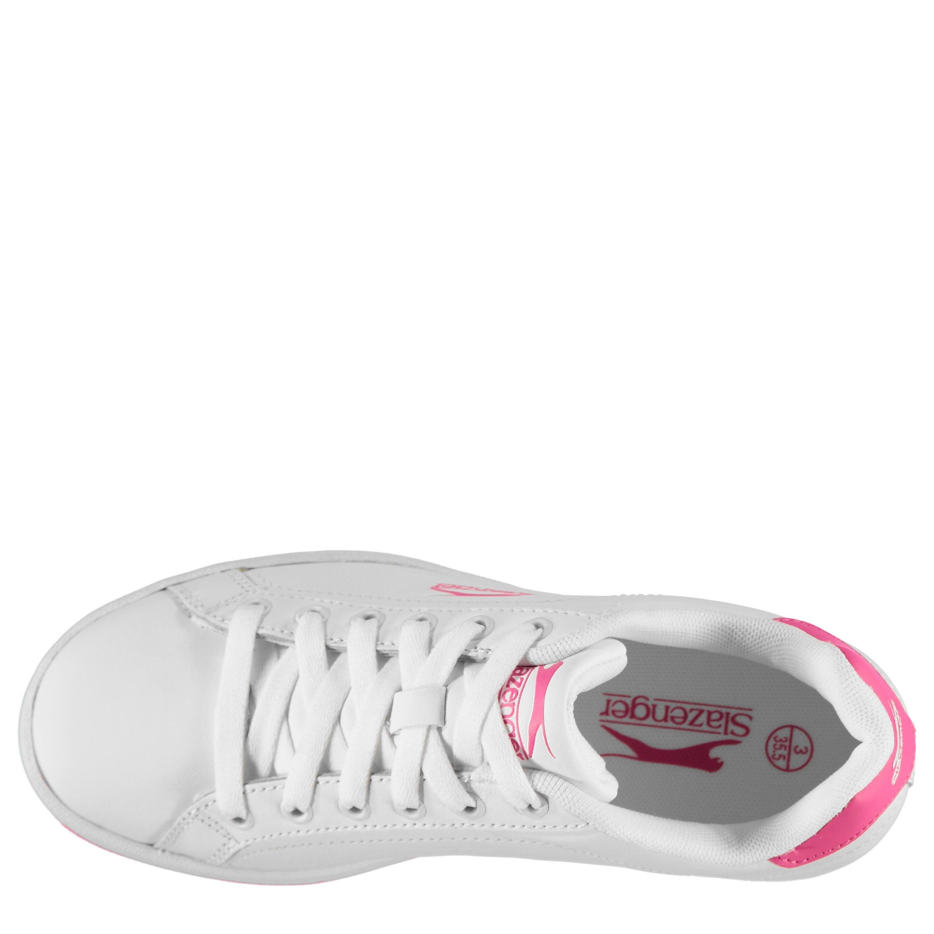 Hvid/Cerise - Slazenger - Ash Lace Trainers Junior - 3