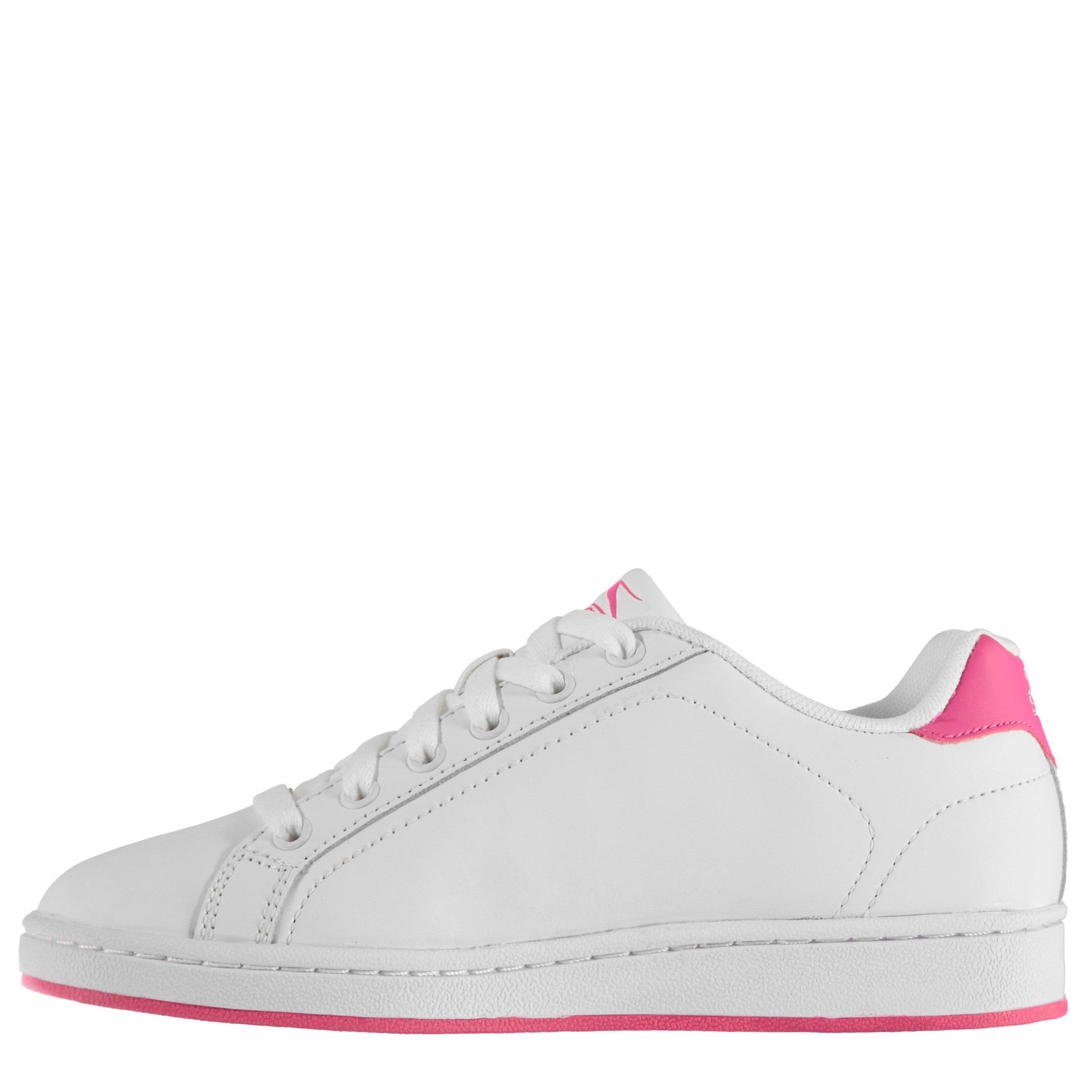 Hvid/Cerise - Slazenger - Ash Lace Trainers Junior - 4