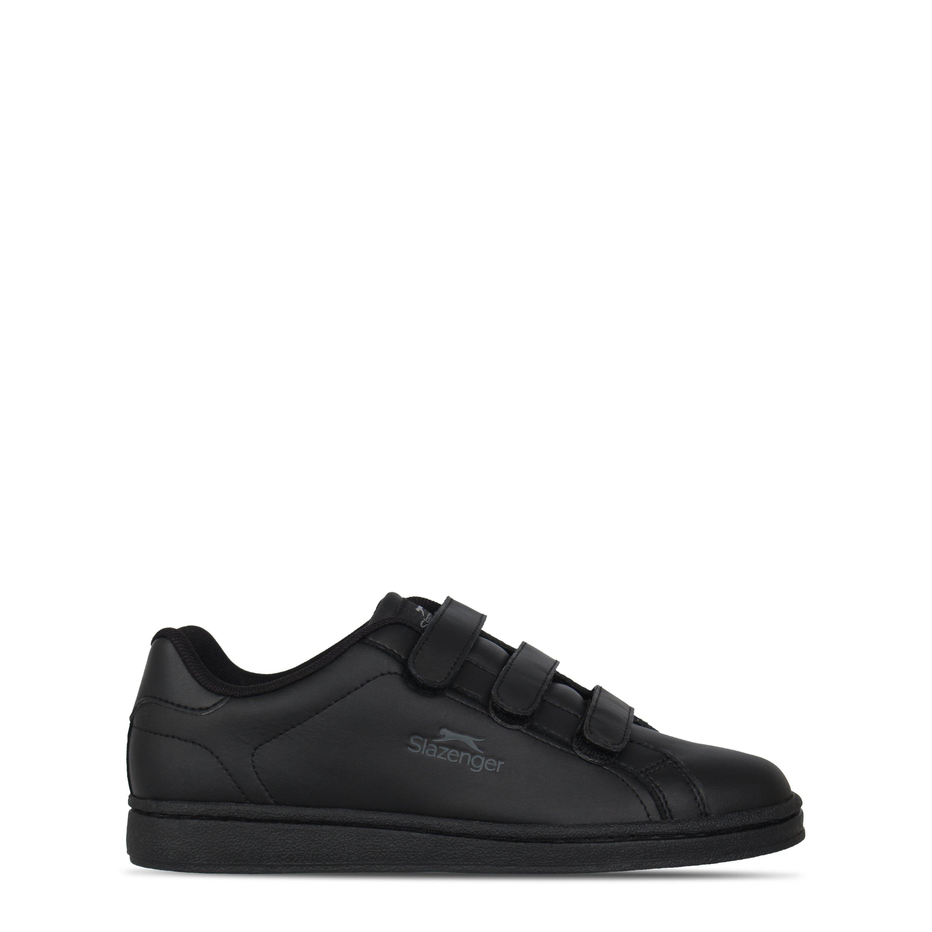 Black/Charcoal - Slazenger - Ash Vel Trainers Junior - 1