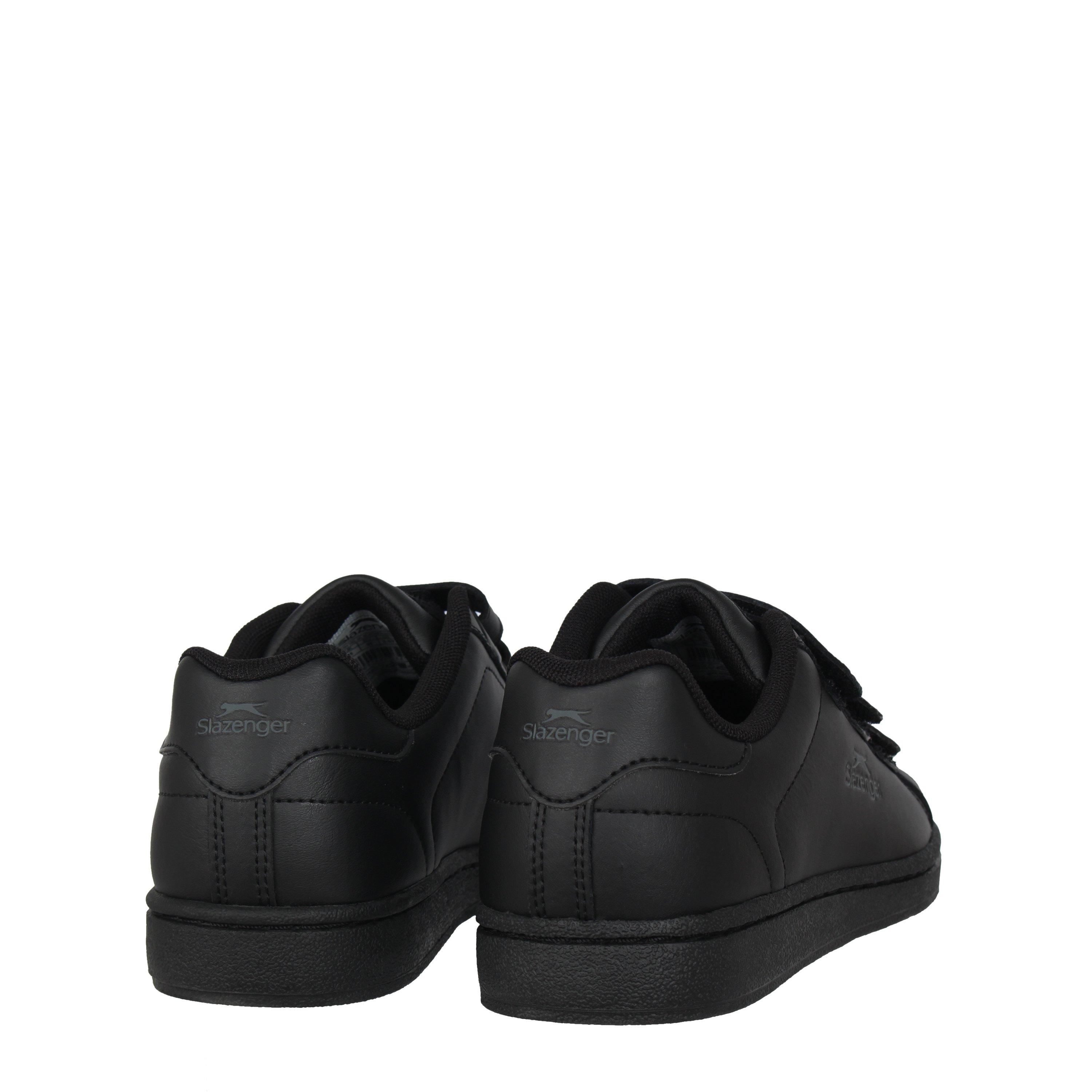Black/Charcoal - Slazenger - Ash Vel Trainers Junior - 4