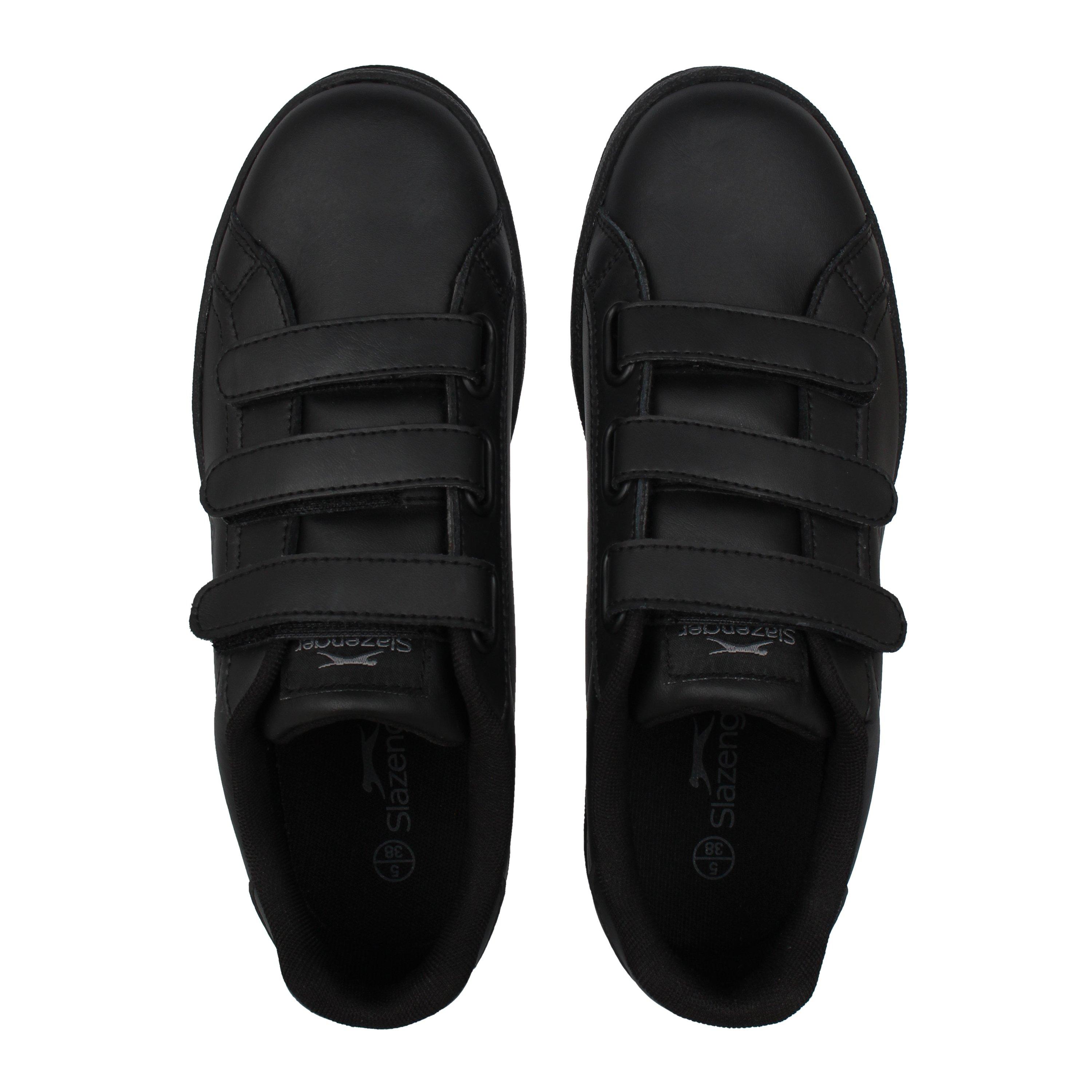 Black/Charcoal - Slazenger - Ash Vel Trainers Junior - 5