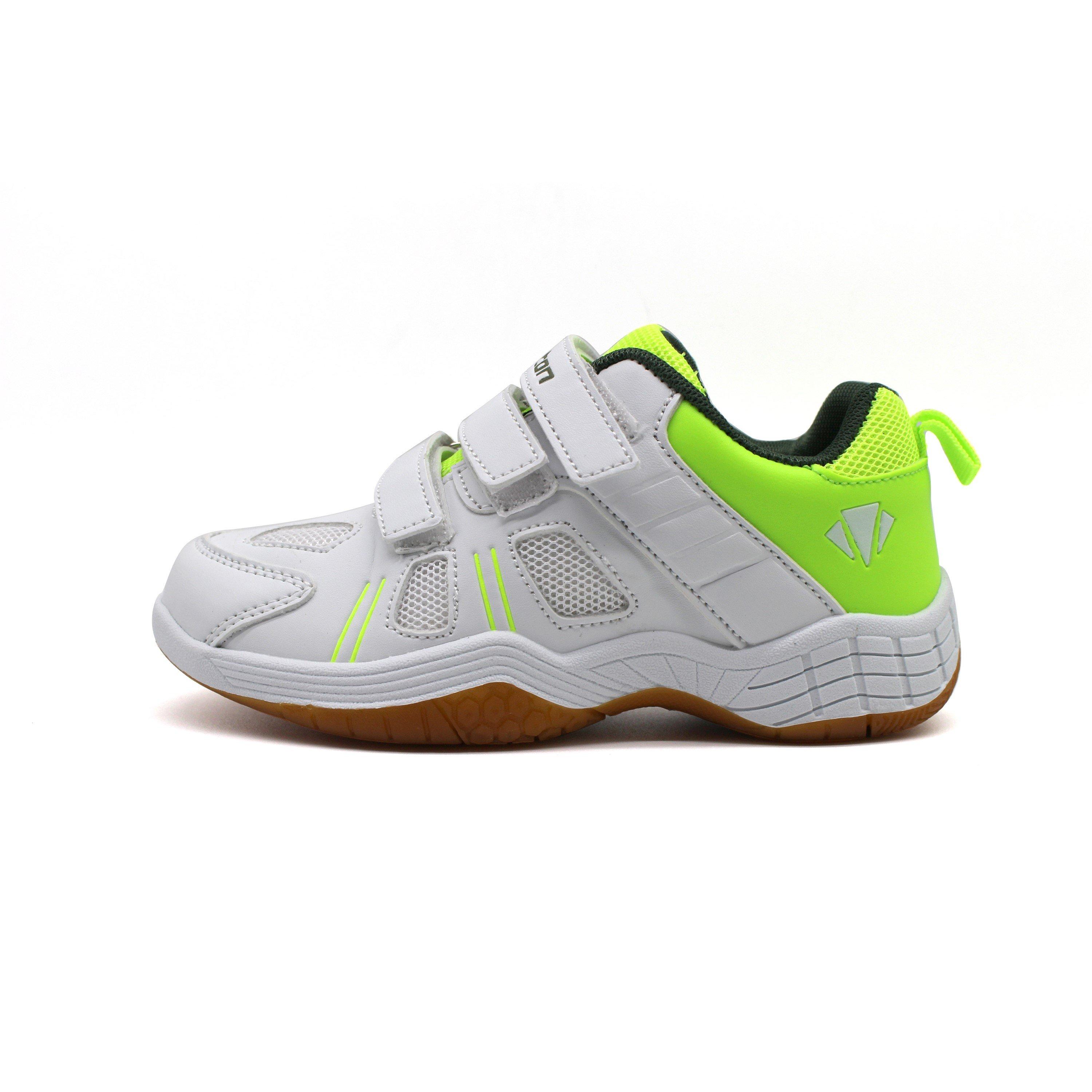 WHITE/LEMONGREE - Carlton - CC-109K Badminton Trainers Juniors - 2